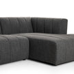 Four Hands Langham Channeled 3-Piece Sectional