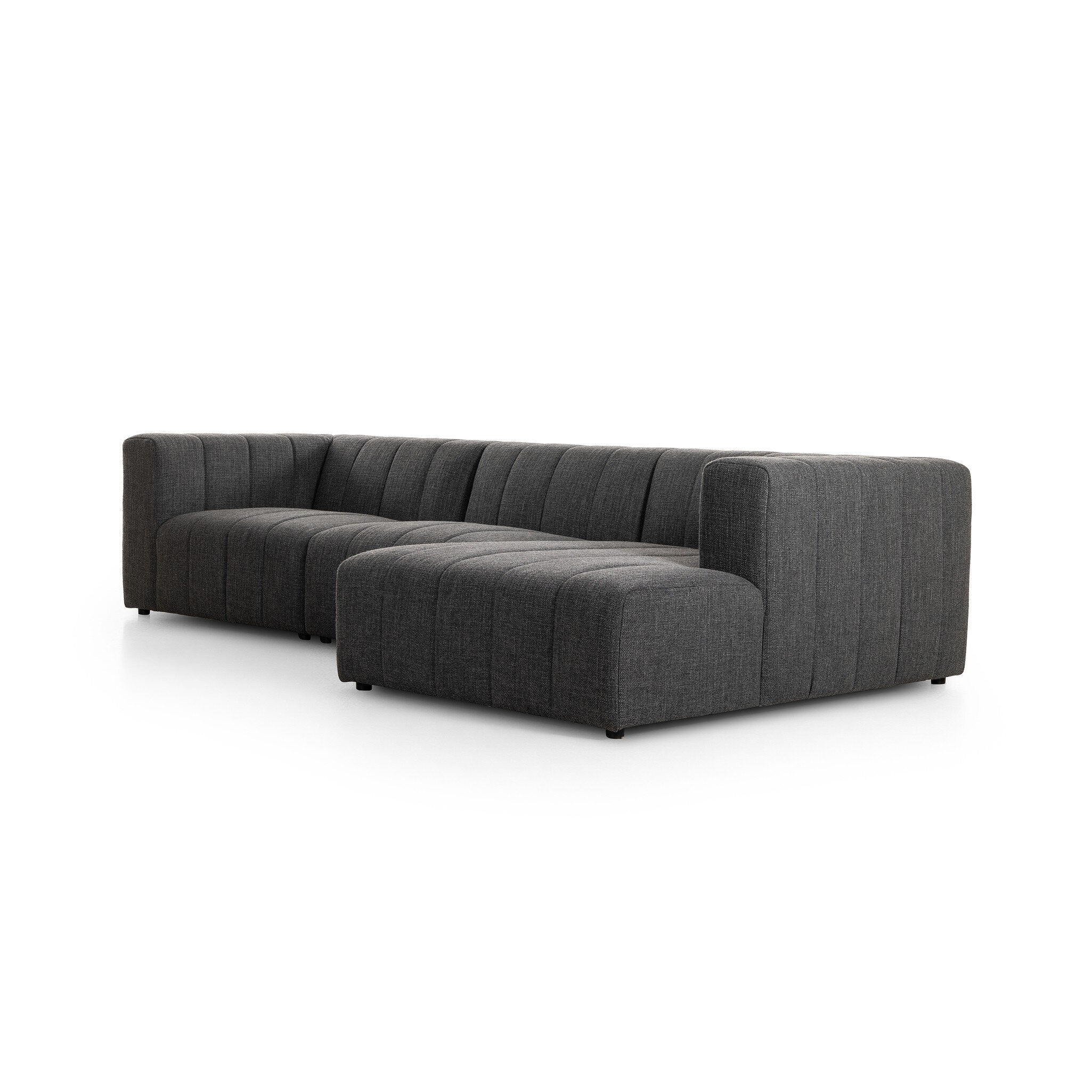 Four Hands Langham Channeled 3-Piece Sectional