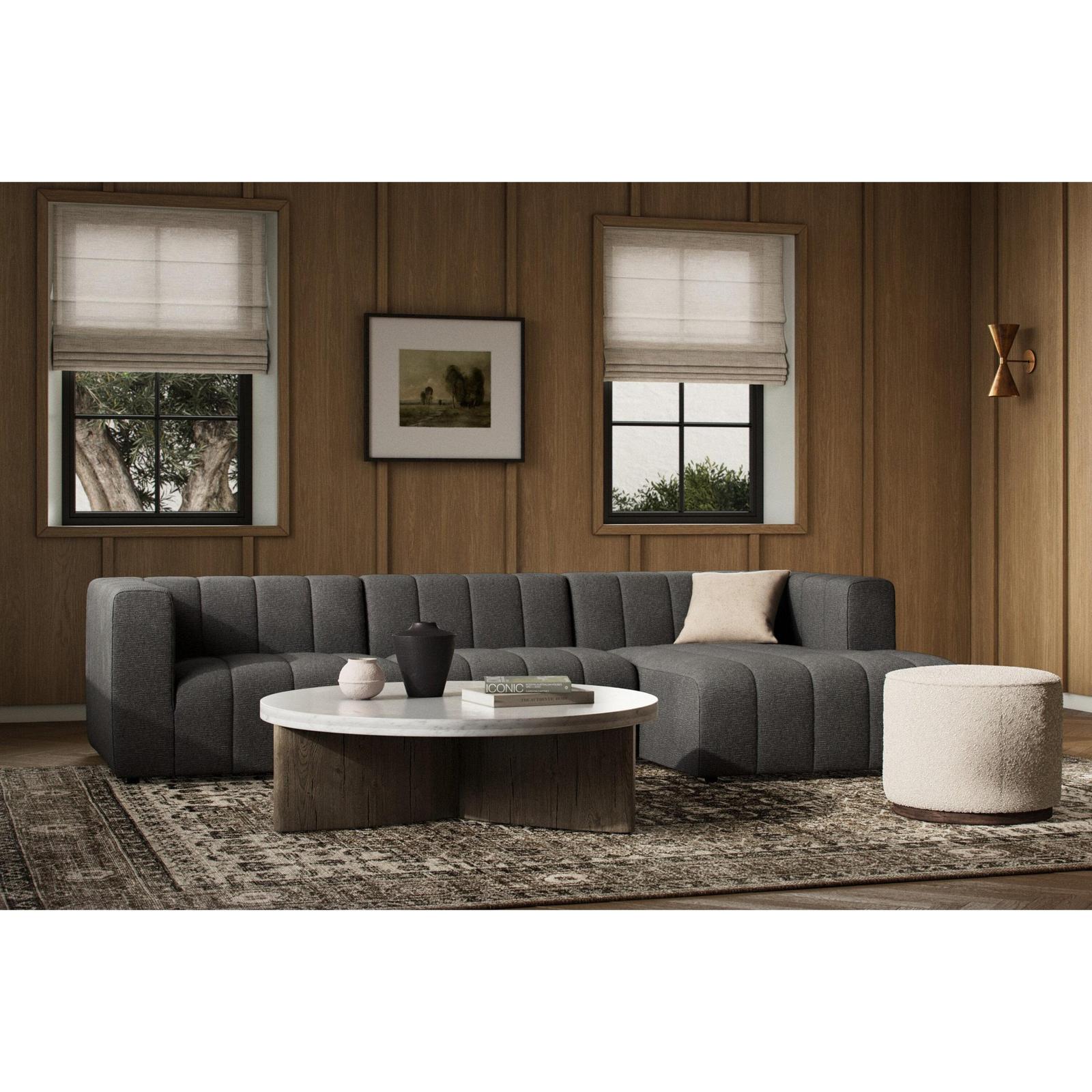 Four Hands Langham Channeled 3-Piece Sectional