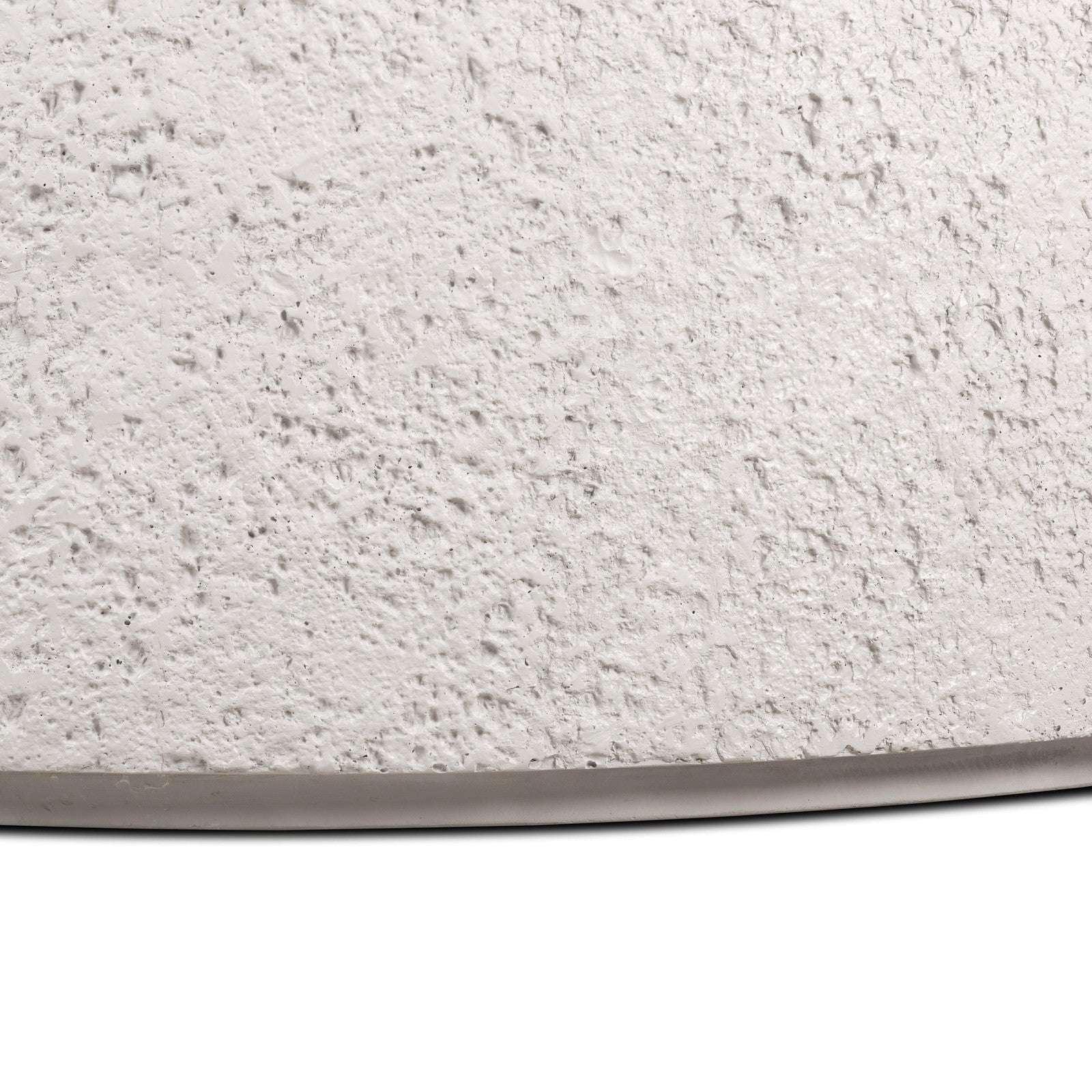 Otero Outdoor Round Coffee Table-Blanc White