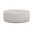 Otero Outdoor Round Coffee Table-Blanc White