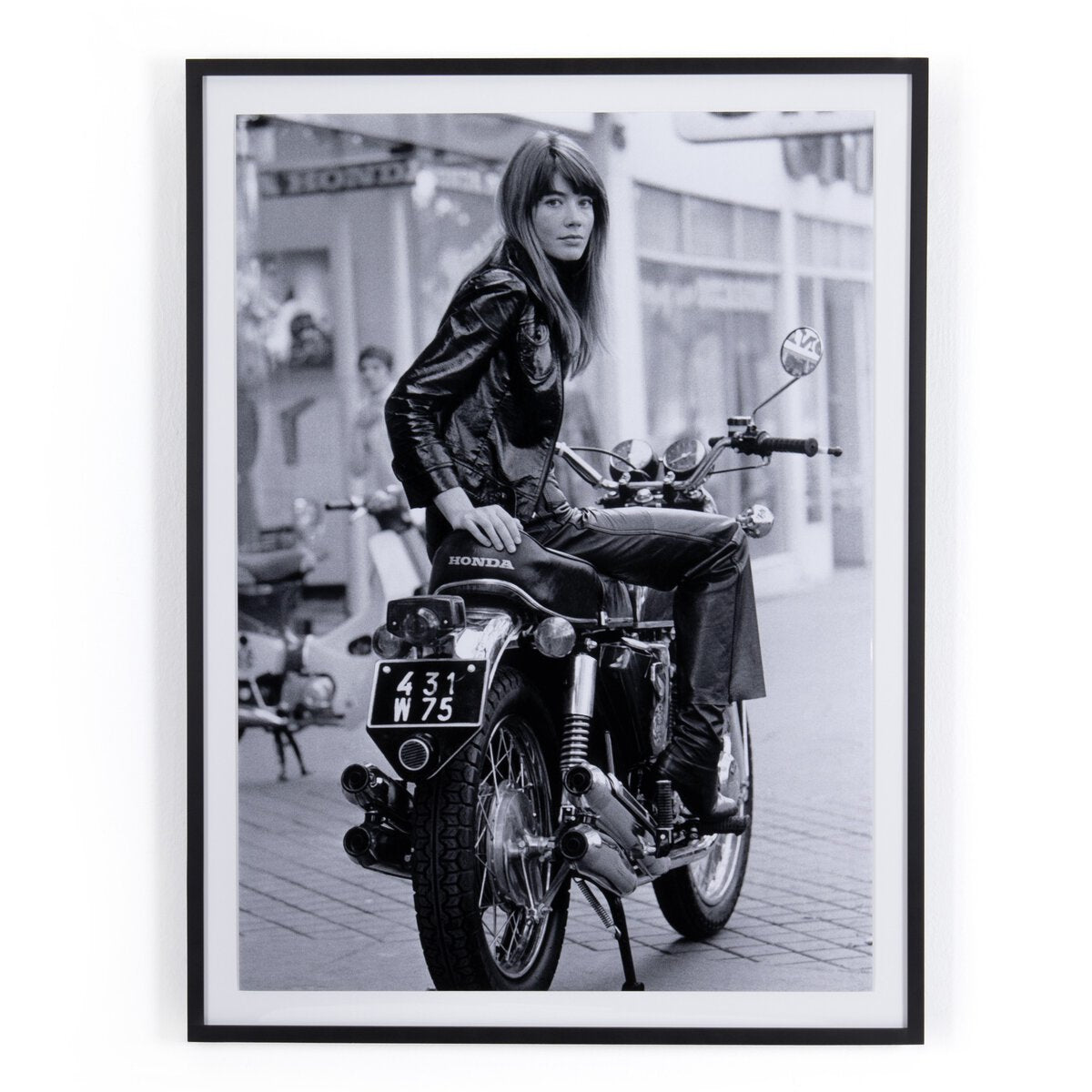 Françoise Hardy On Bike By Getty Images