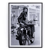 Françoise Hardy On Bike By Getty Images
