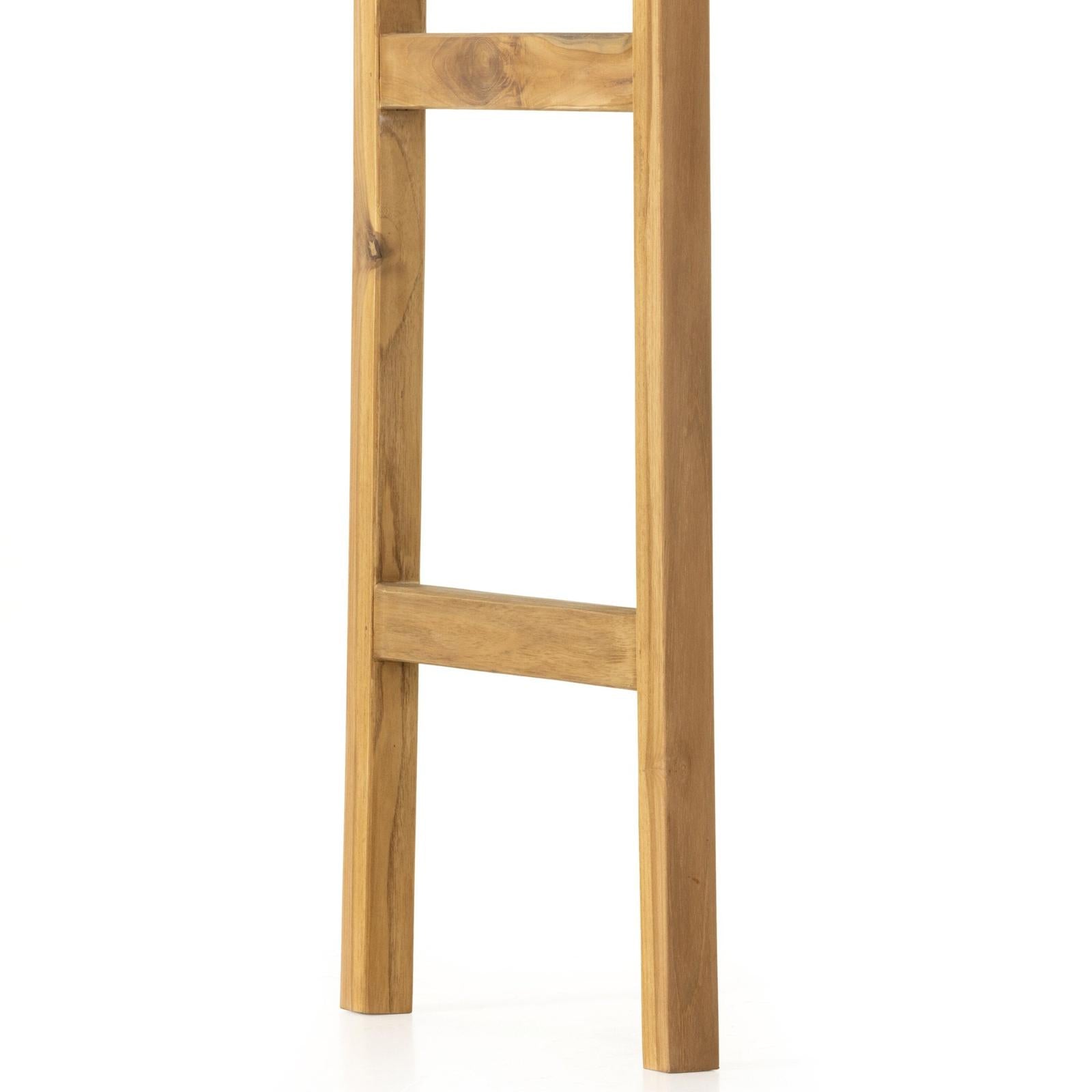 Arched Ladder-Natural Brown Teak
