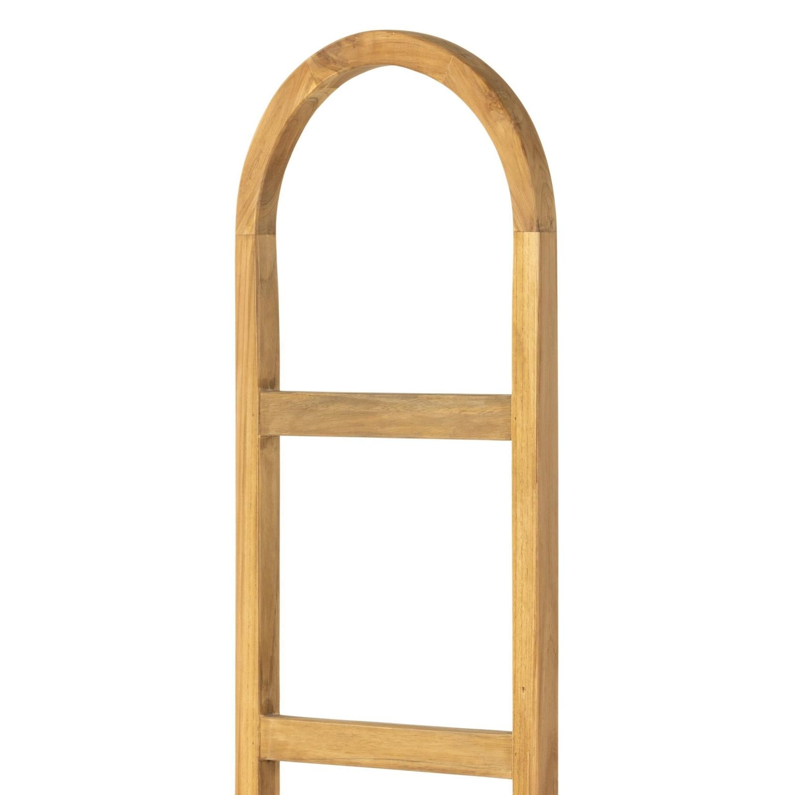 Arched Ladder-Natural Brown Teak