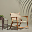 Jevon Outdoor Chair-Auburn Eucalyptus