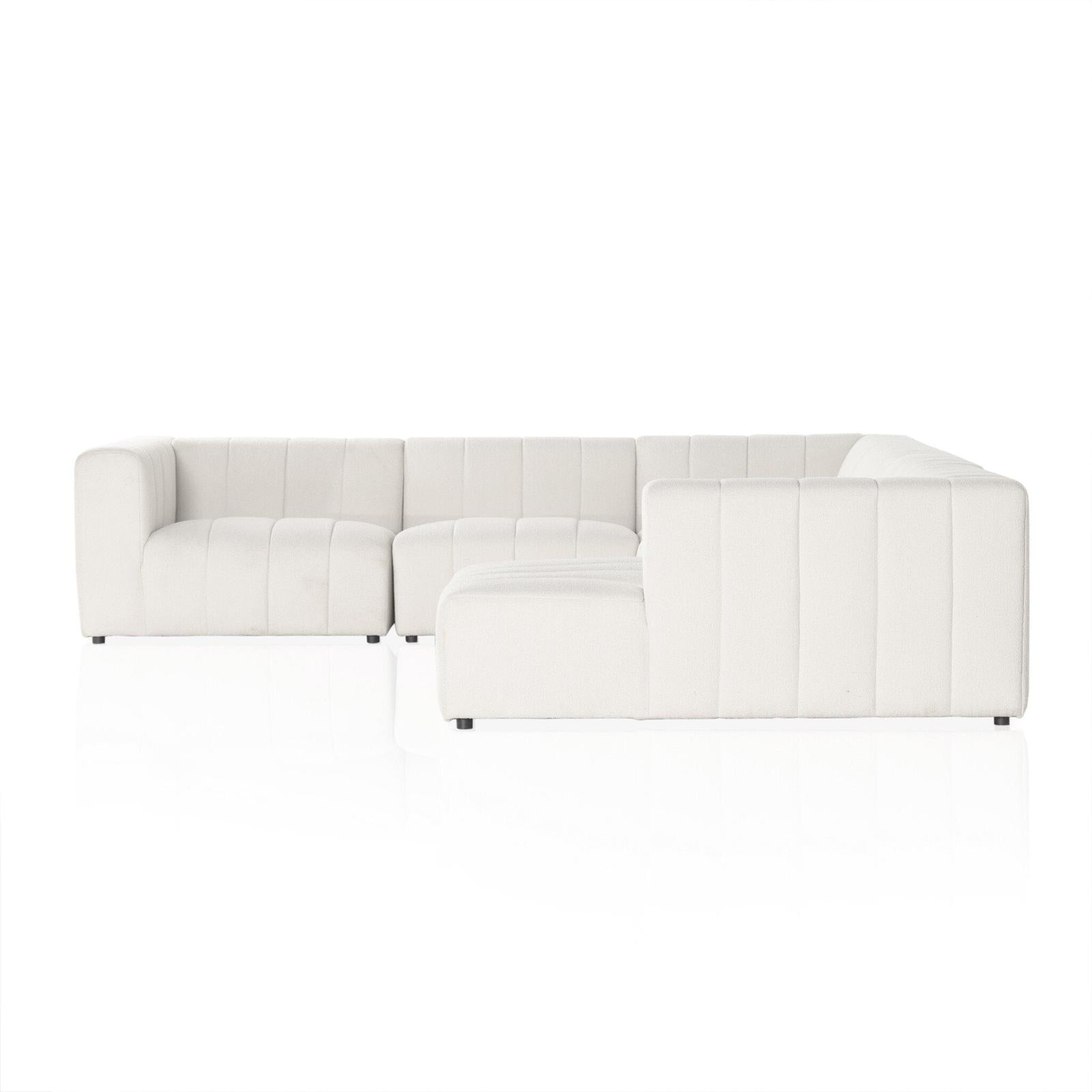 Four Hands Langham Channeled 6-Piece Sectional