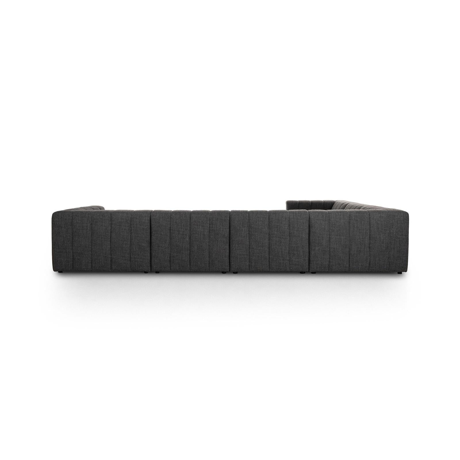 Four Hands Langham Channeled 6-Piece Sectional