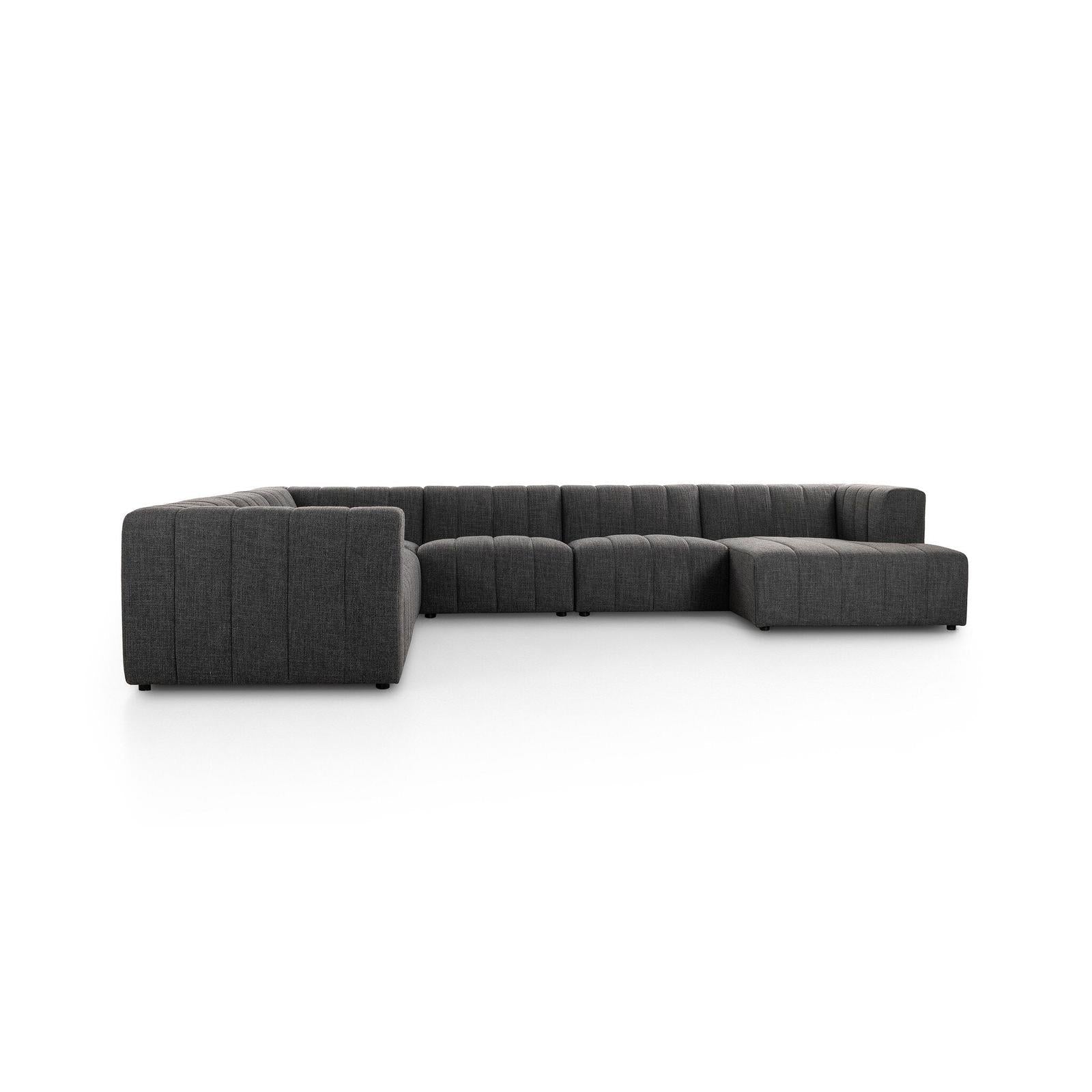 Four Hands Langham Channeled 6-Piece Sectional
