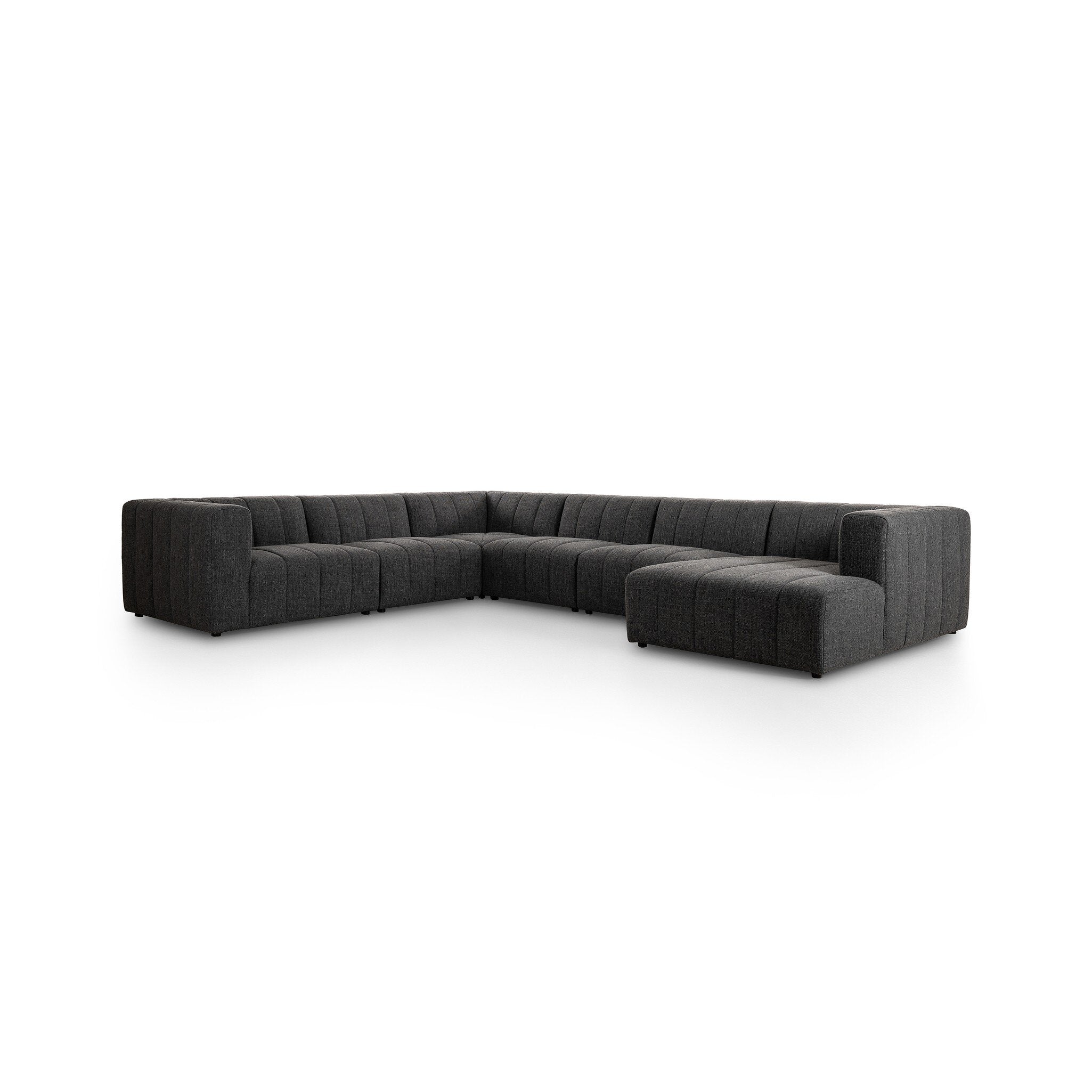 Four Hands Langham Channeled 6-Piece Sectional Right Chaise