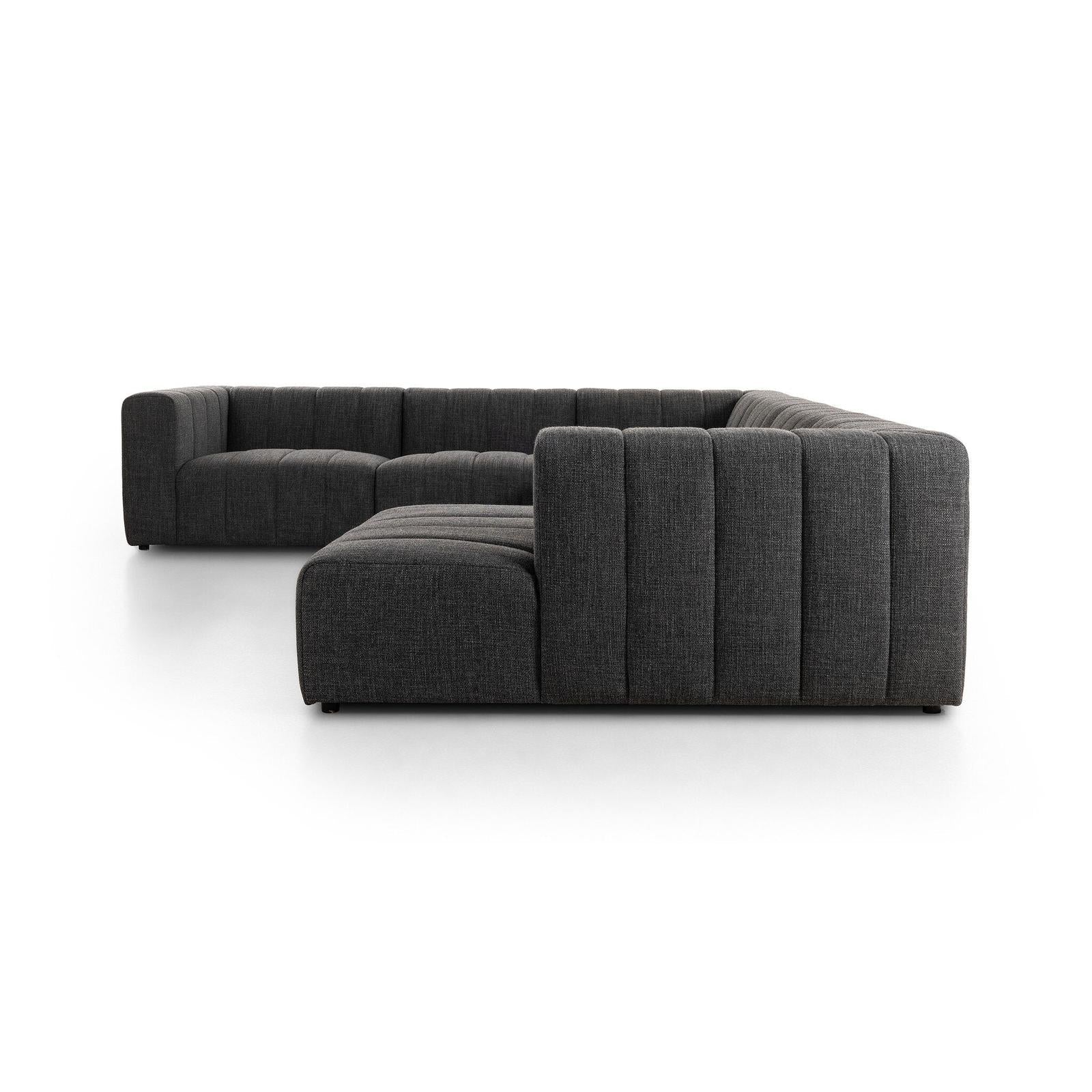 Four Hands Langham Channeled 6-Piece Sectional