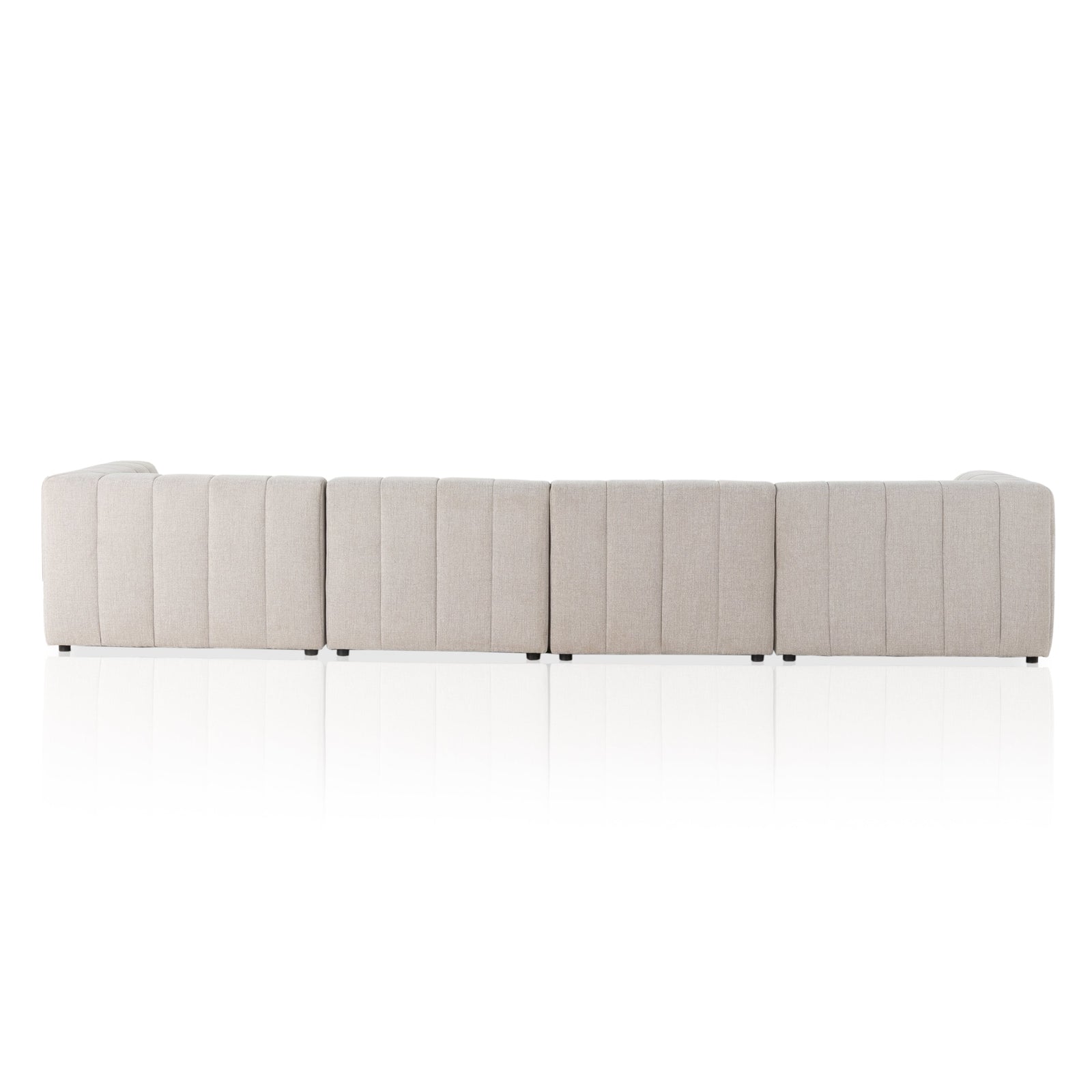 Four Hands Langham Channeled 5-Piece Sectional Right Chaise