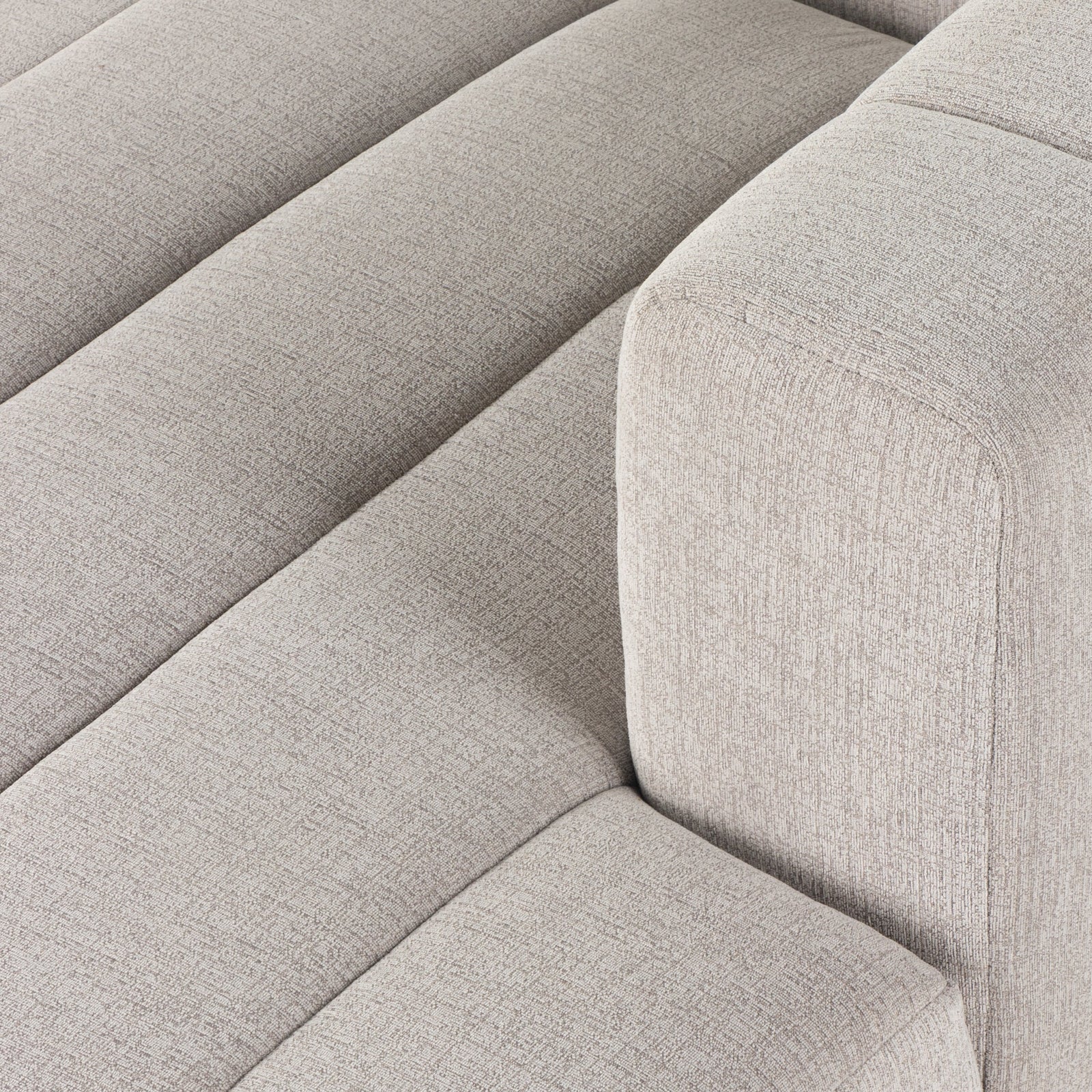 Four Hands Langham Channeled 5-Piece Sectional Right Chaise