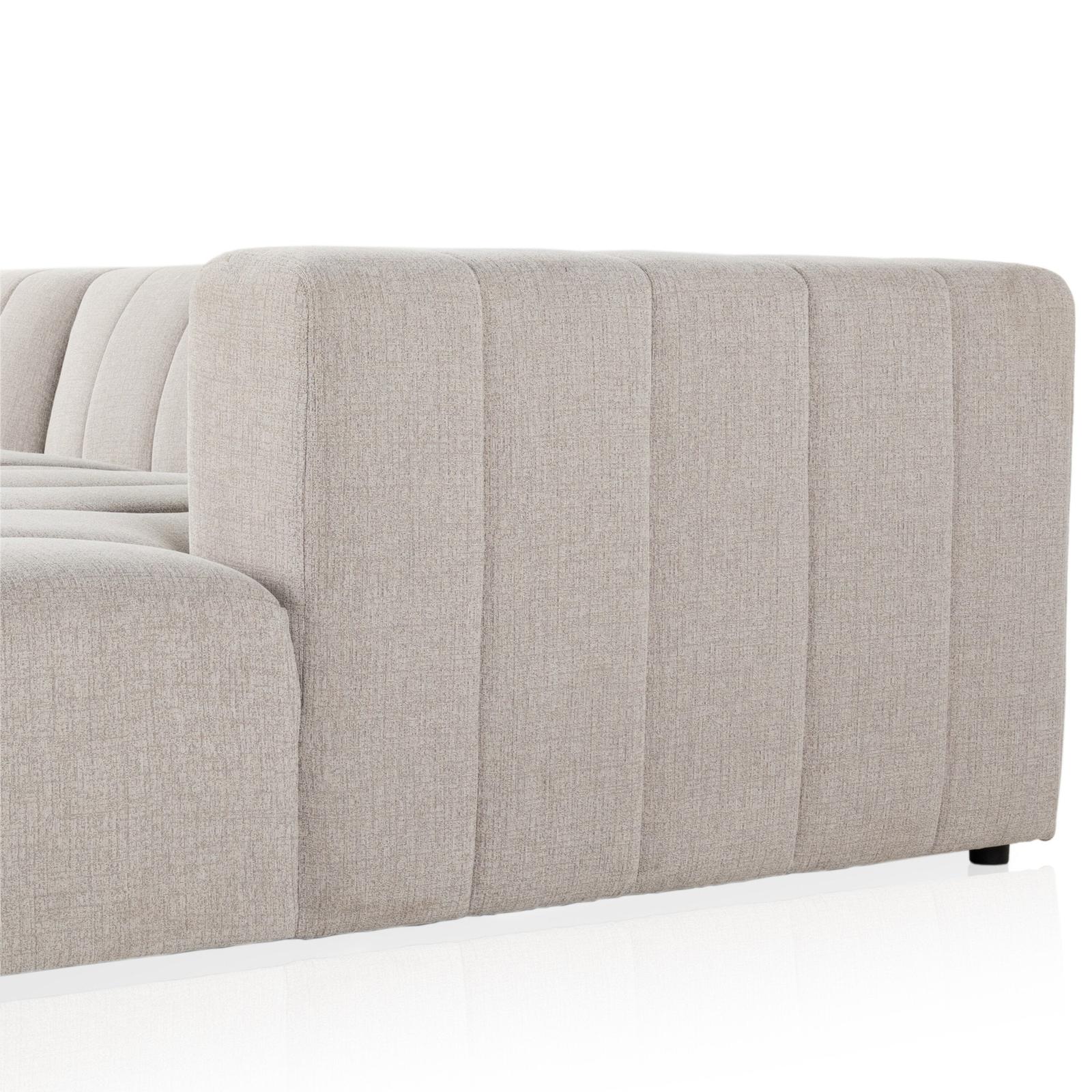 Four Hands Langham Channeled 5-Piece Sectional