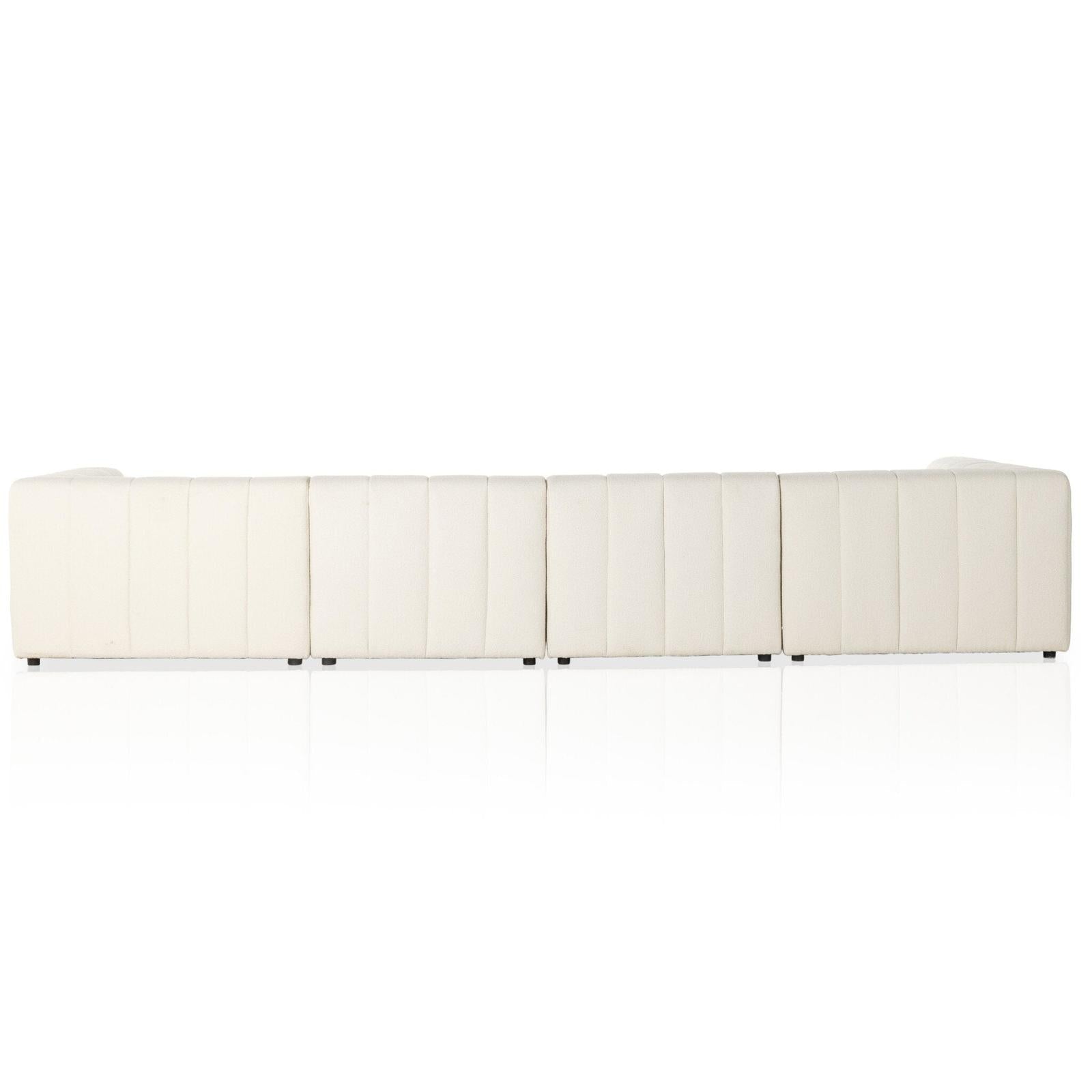 Four Hands Langham Channeled 5-Piece Sectional