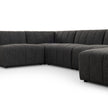 Four Hands Langham Channeled 5-Piece Sectional Right Chaise