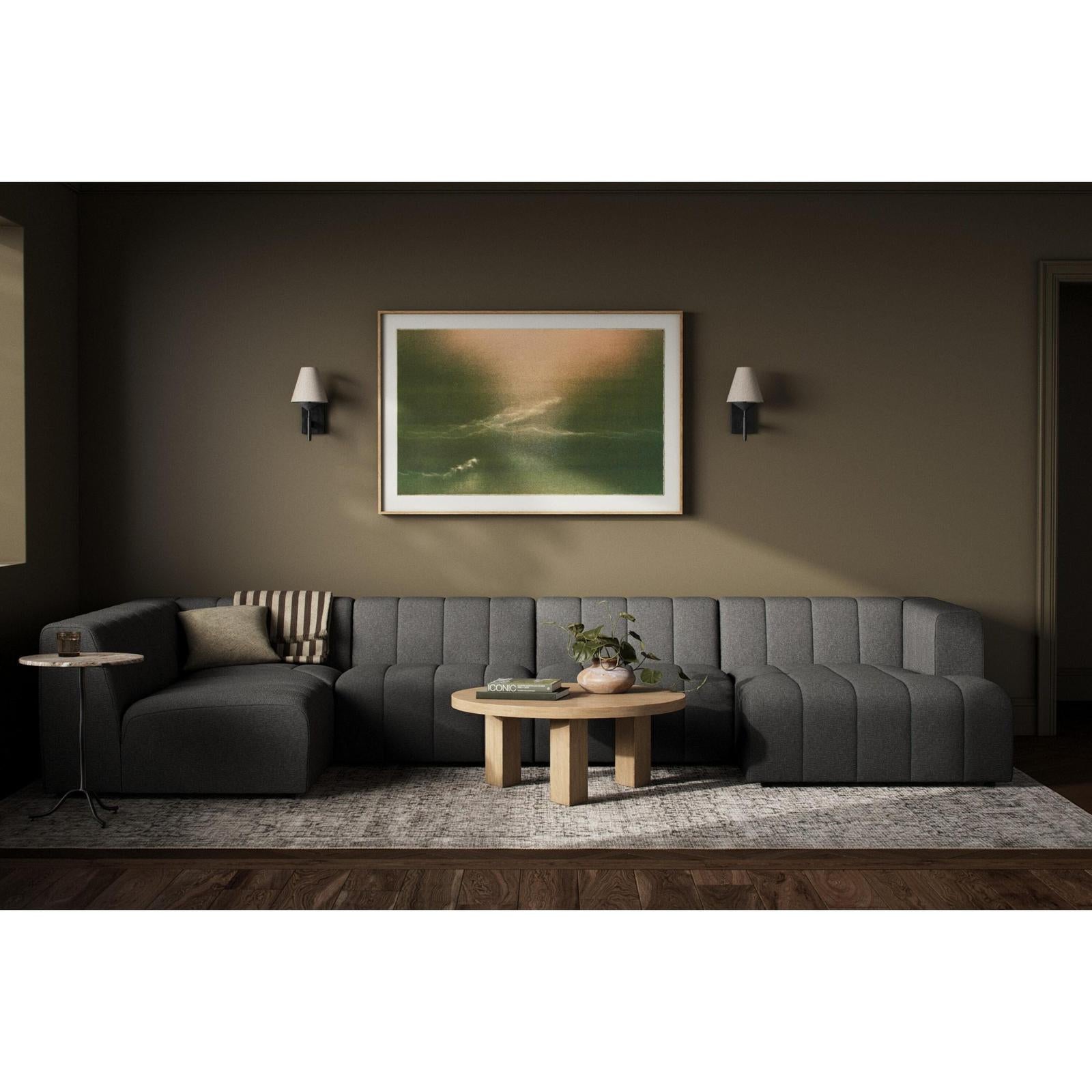 Four Hands Langham Channeled 5-Piece Sectional