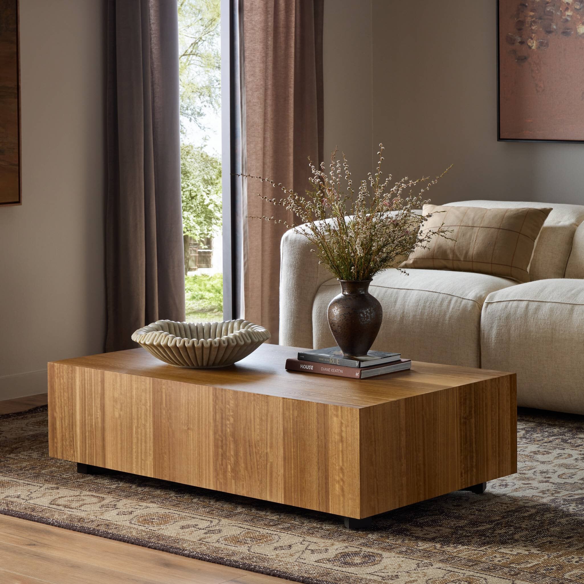 Four Hands Hudson Rectangle Coffee Table