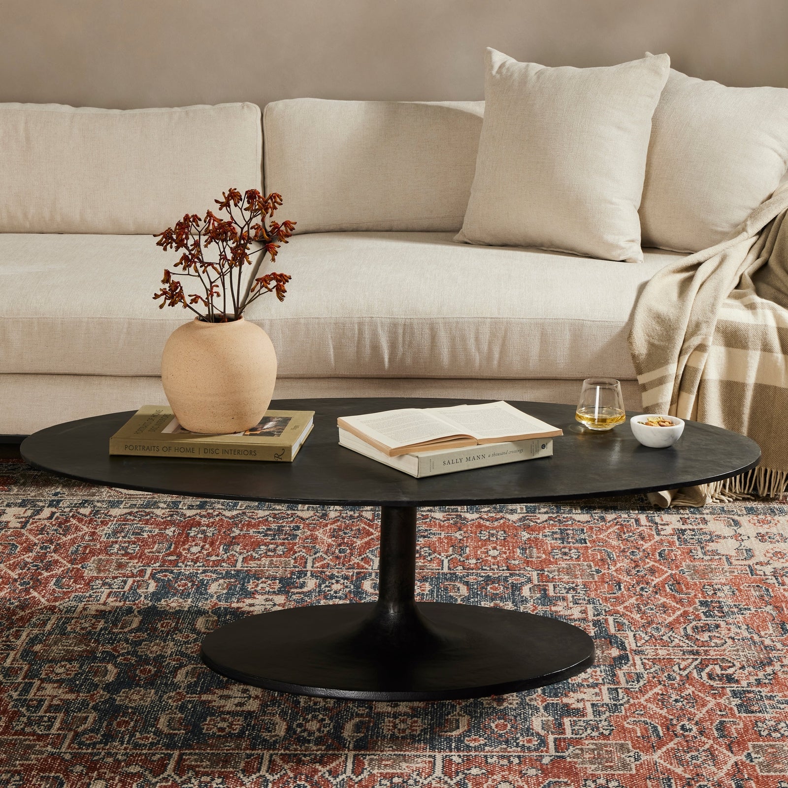 Four Hands Simone Oval Coffee Table