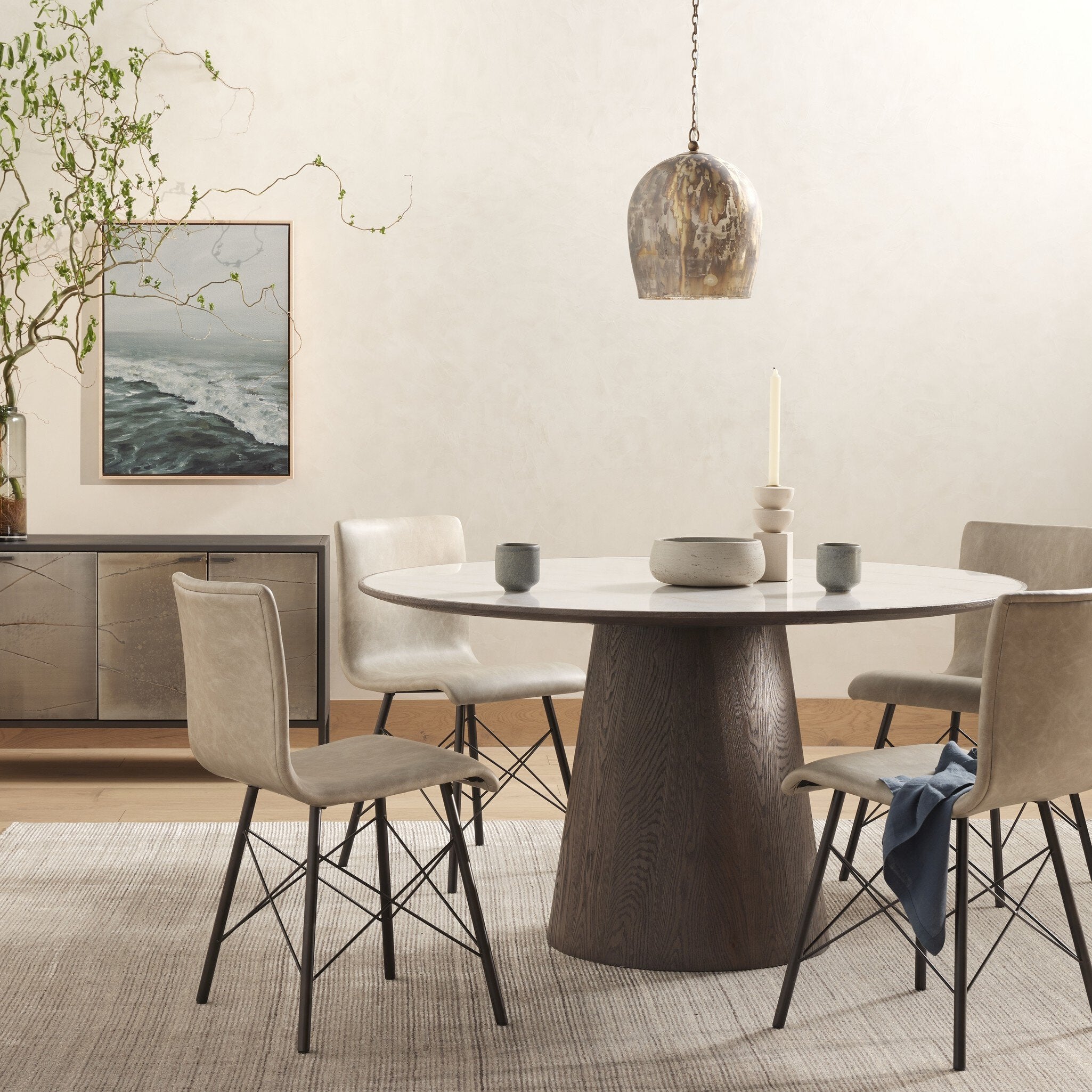 Four Hands Skye Round Dining Table