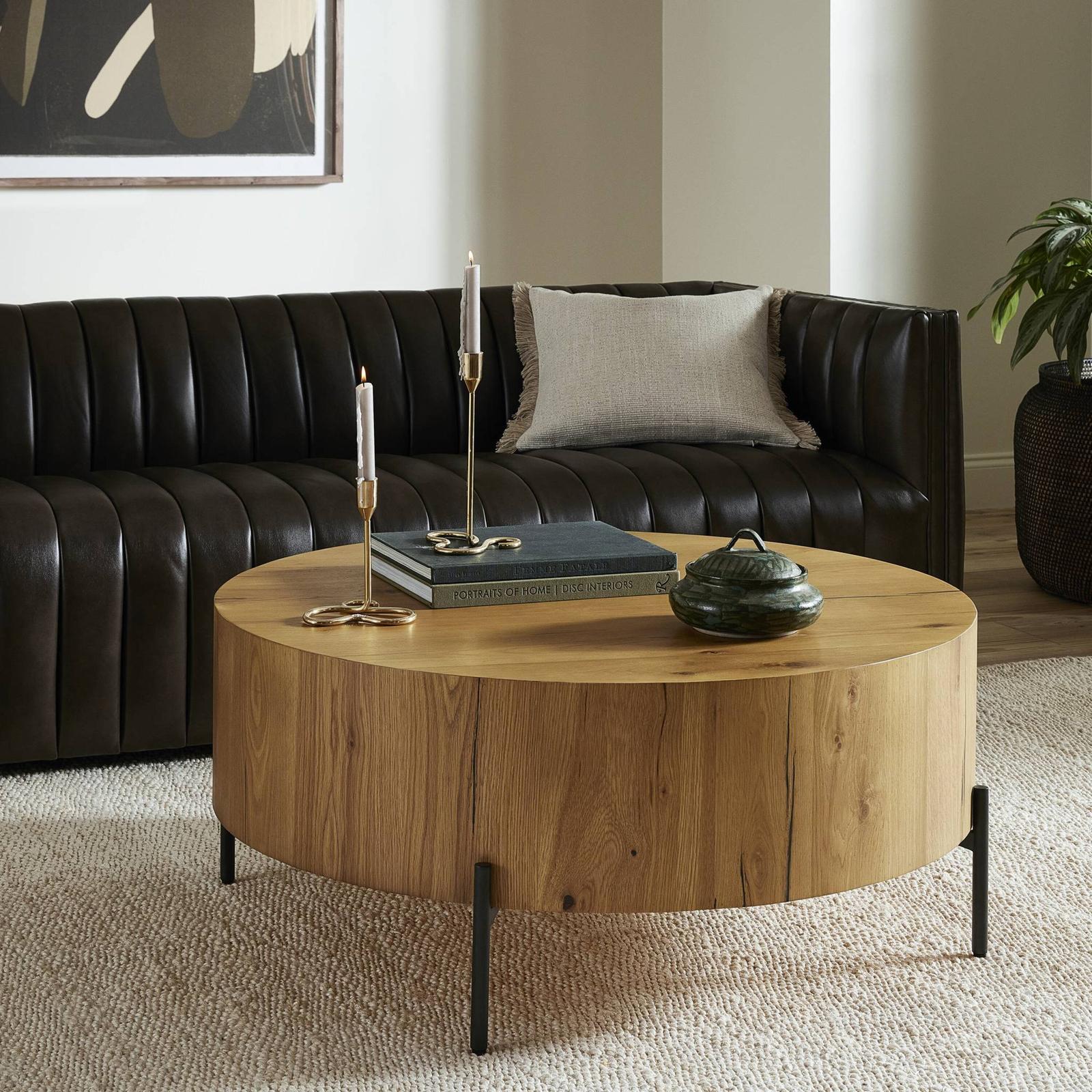 Four Hands Eaton Drum Coffee Table