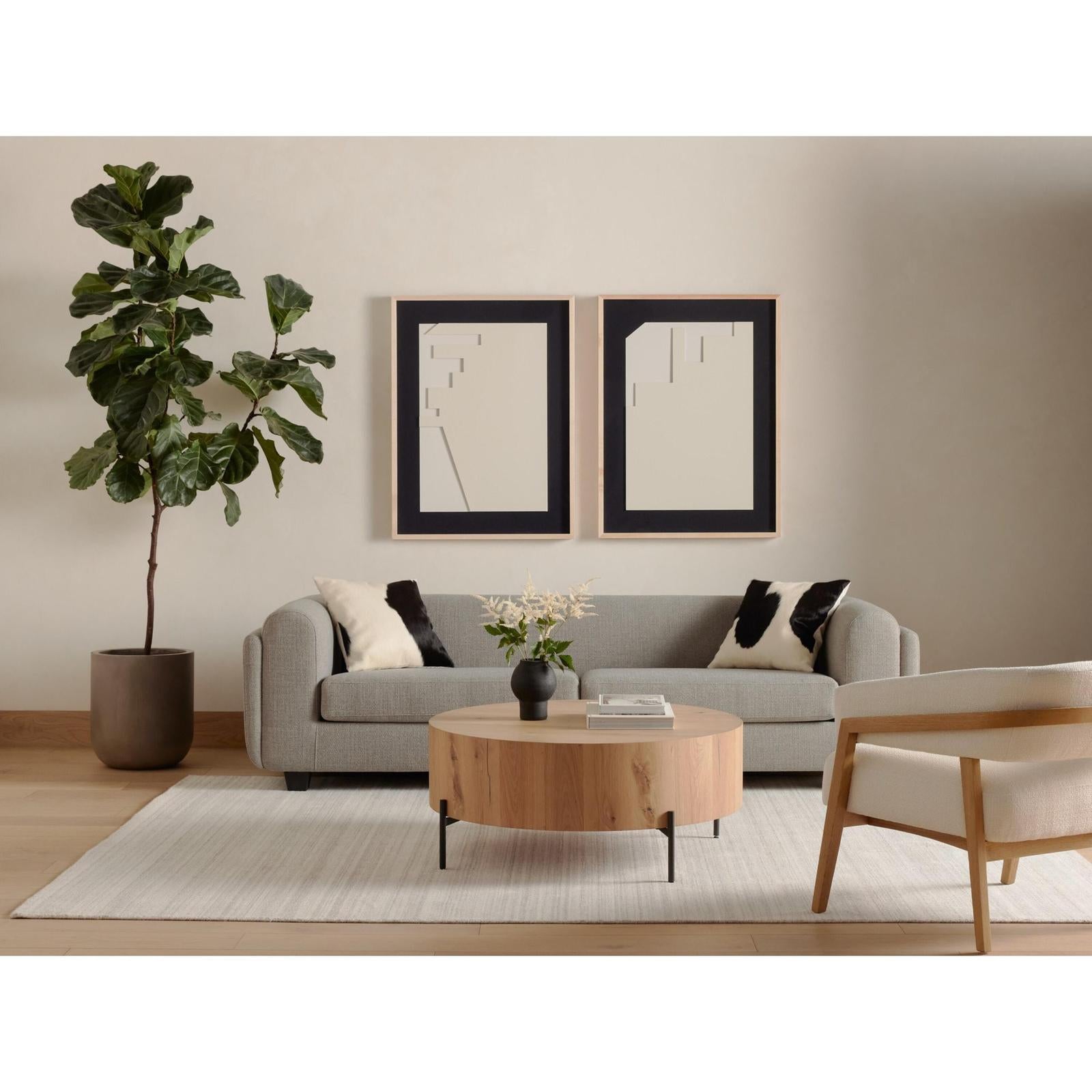 Four Hands Eaton Drum Coffee Table