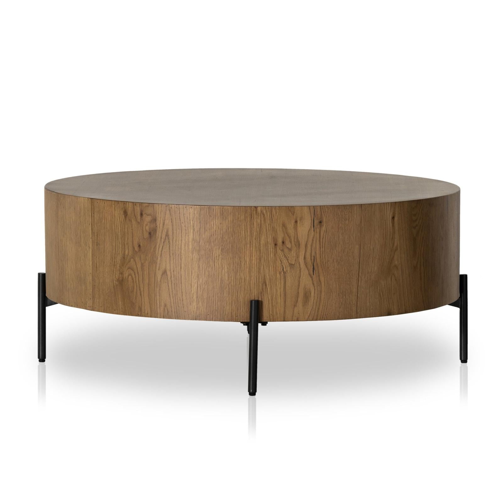 Four Hands Eaton Drum Coffee Table