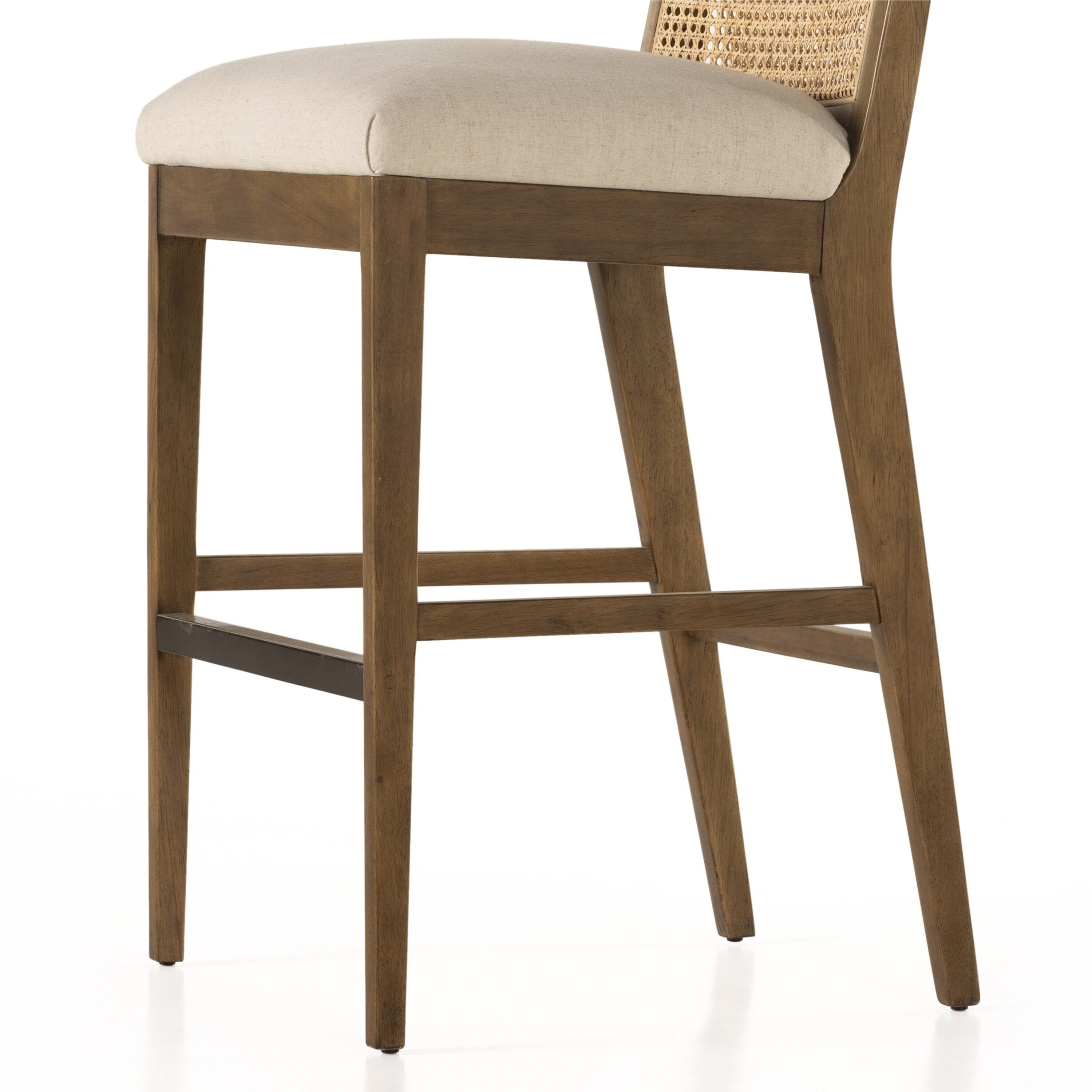 Four Hands Antonia Cane Armless Bar Stool
