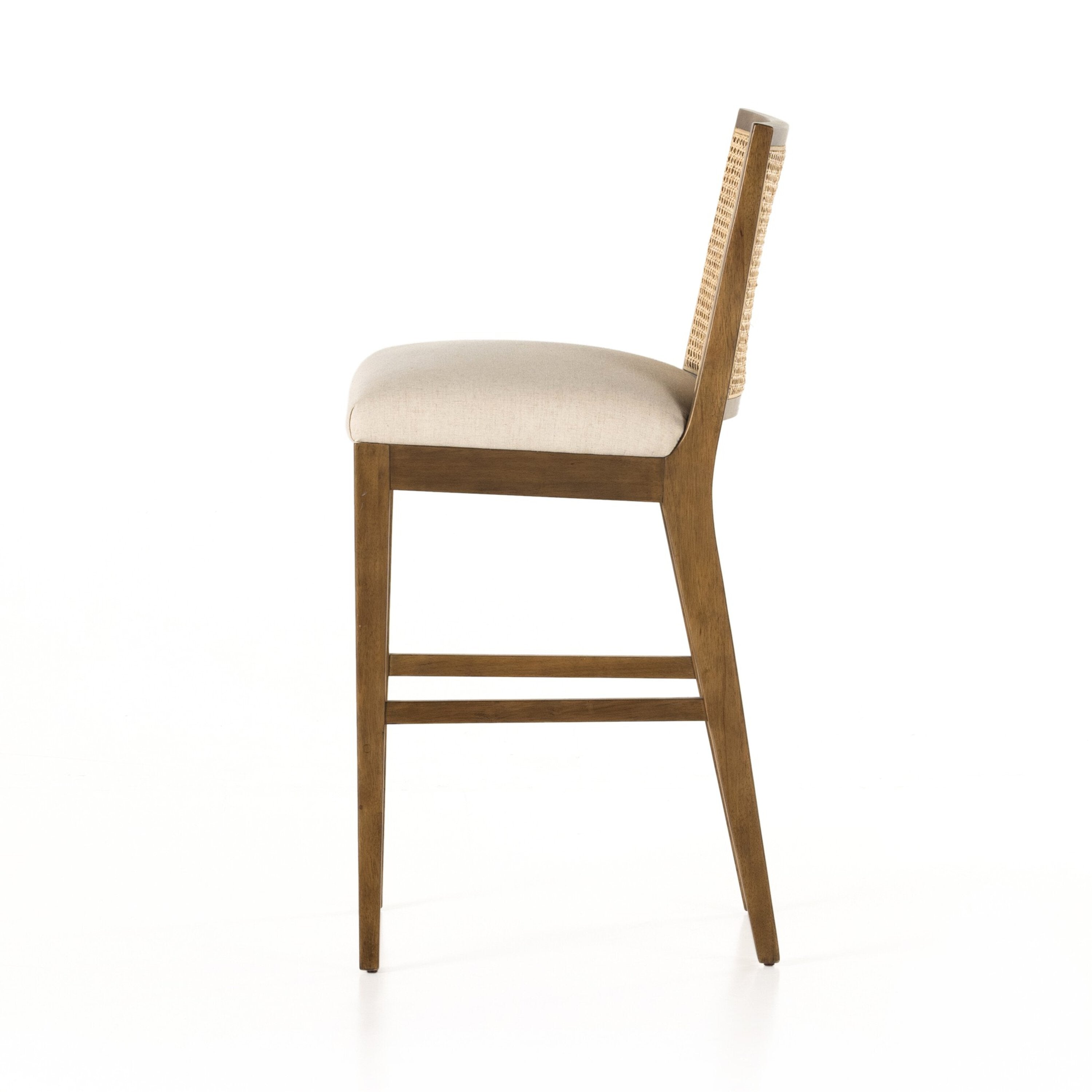 Four Hands Antonia Cane Armless Bar Stool