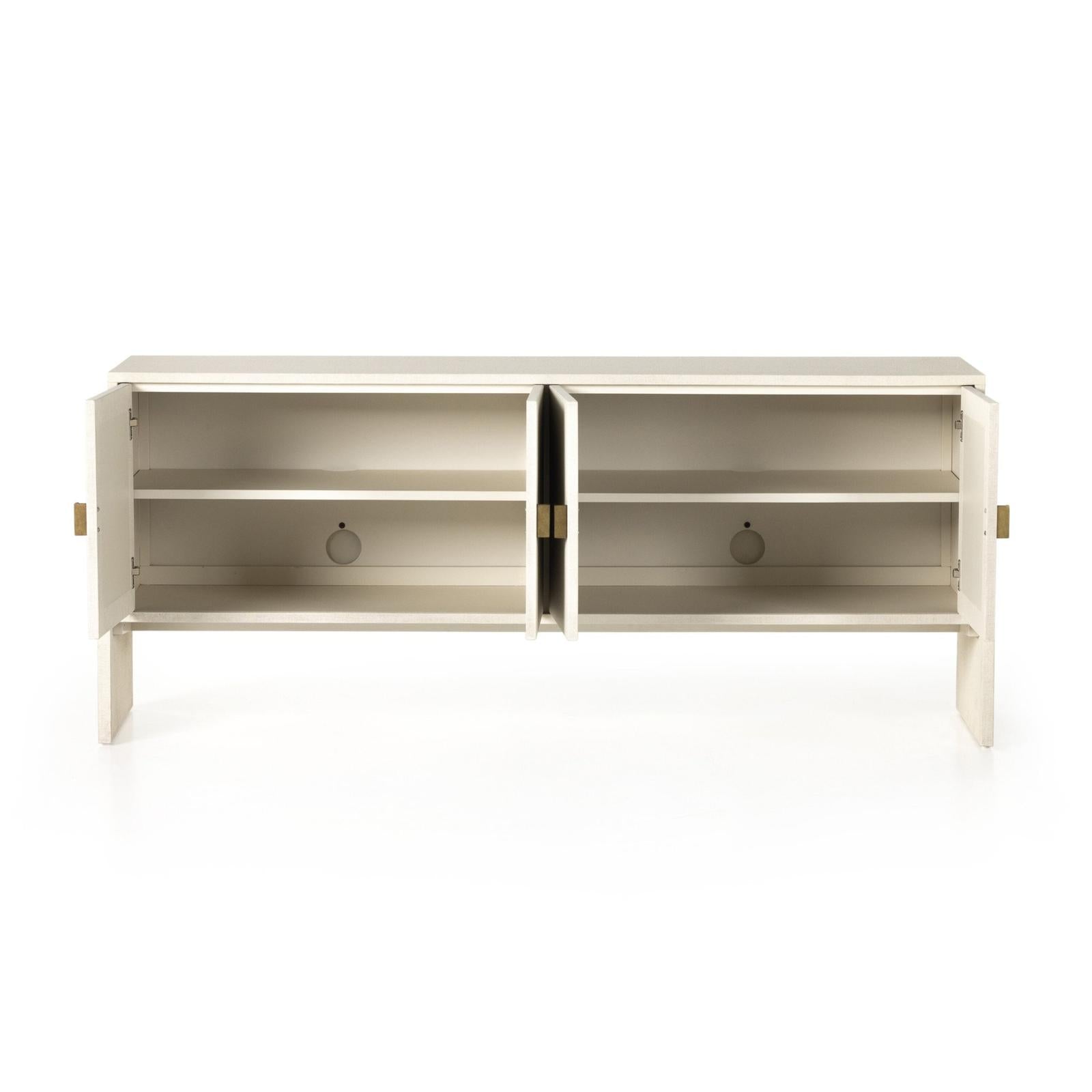 Four Hands Cressida Sideboard Black Linen