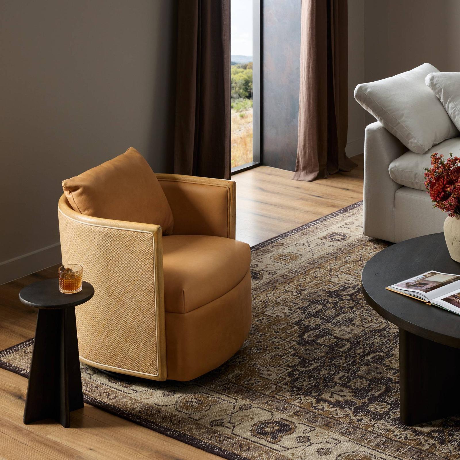 Four Hands Newbury Swivel Chair