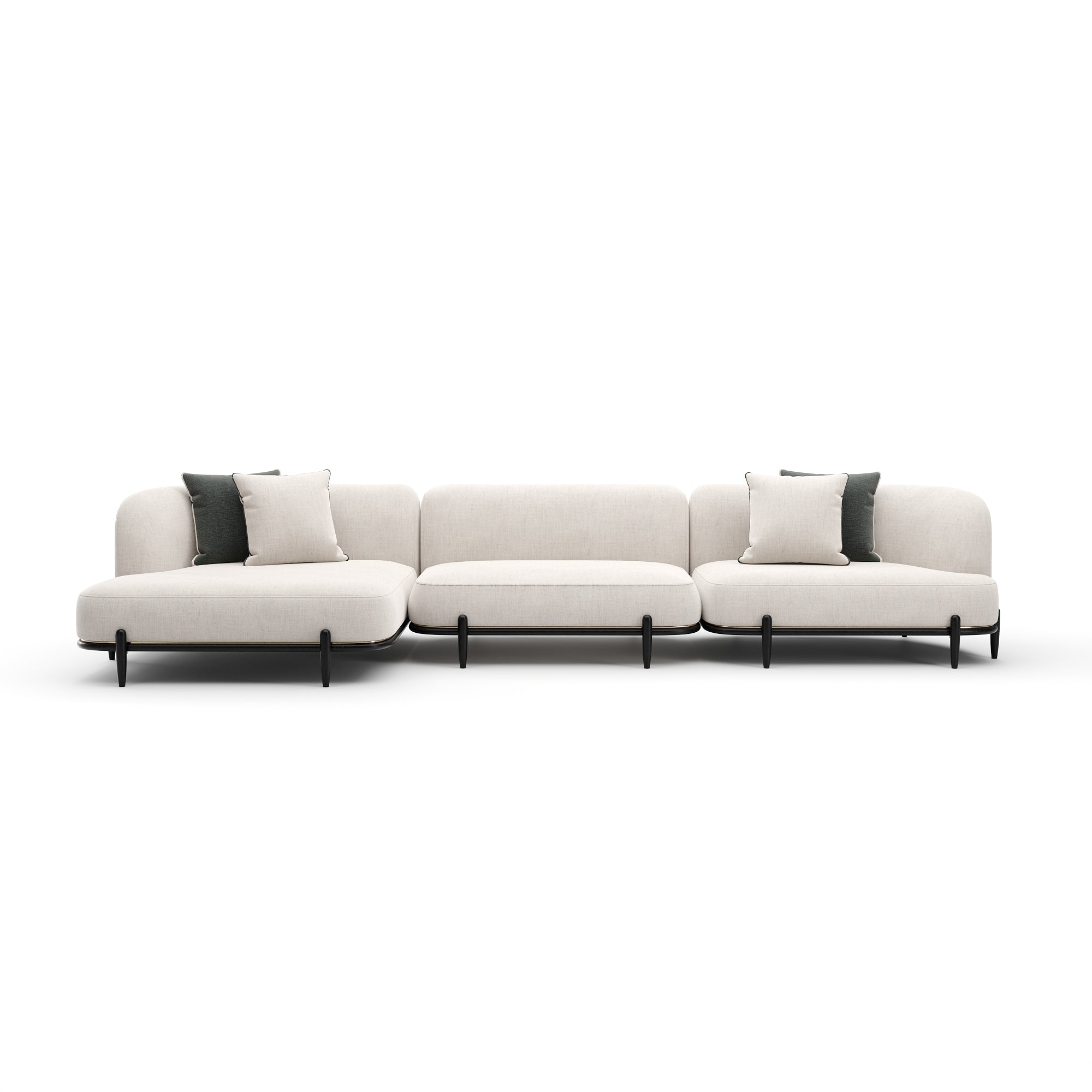 Caracole Madera Sectional