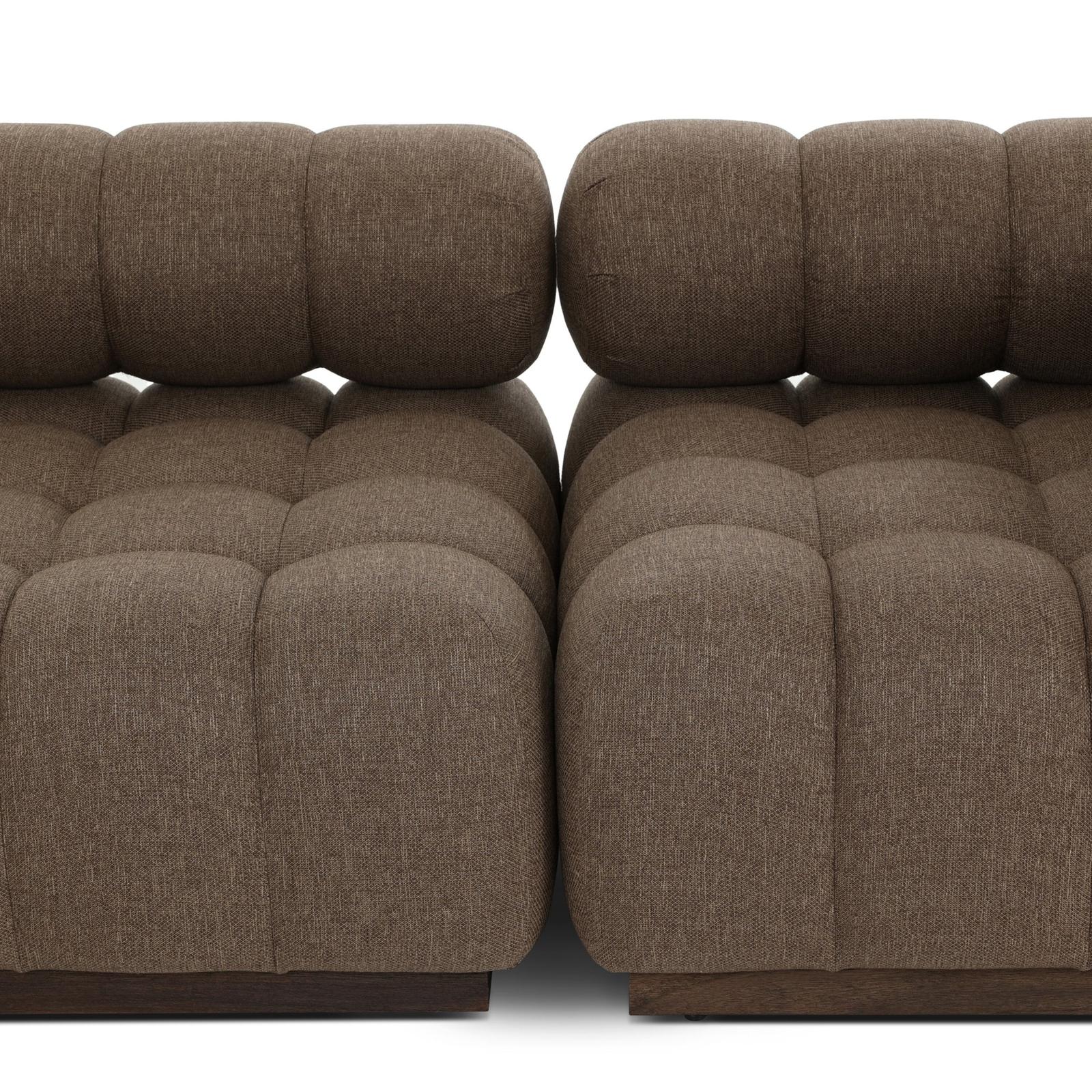 Roma Outdoor 3-Piece Sectional with Ottoman