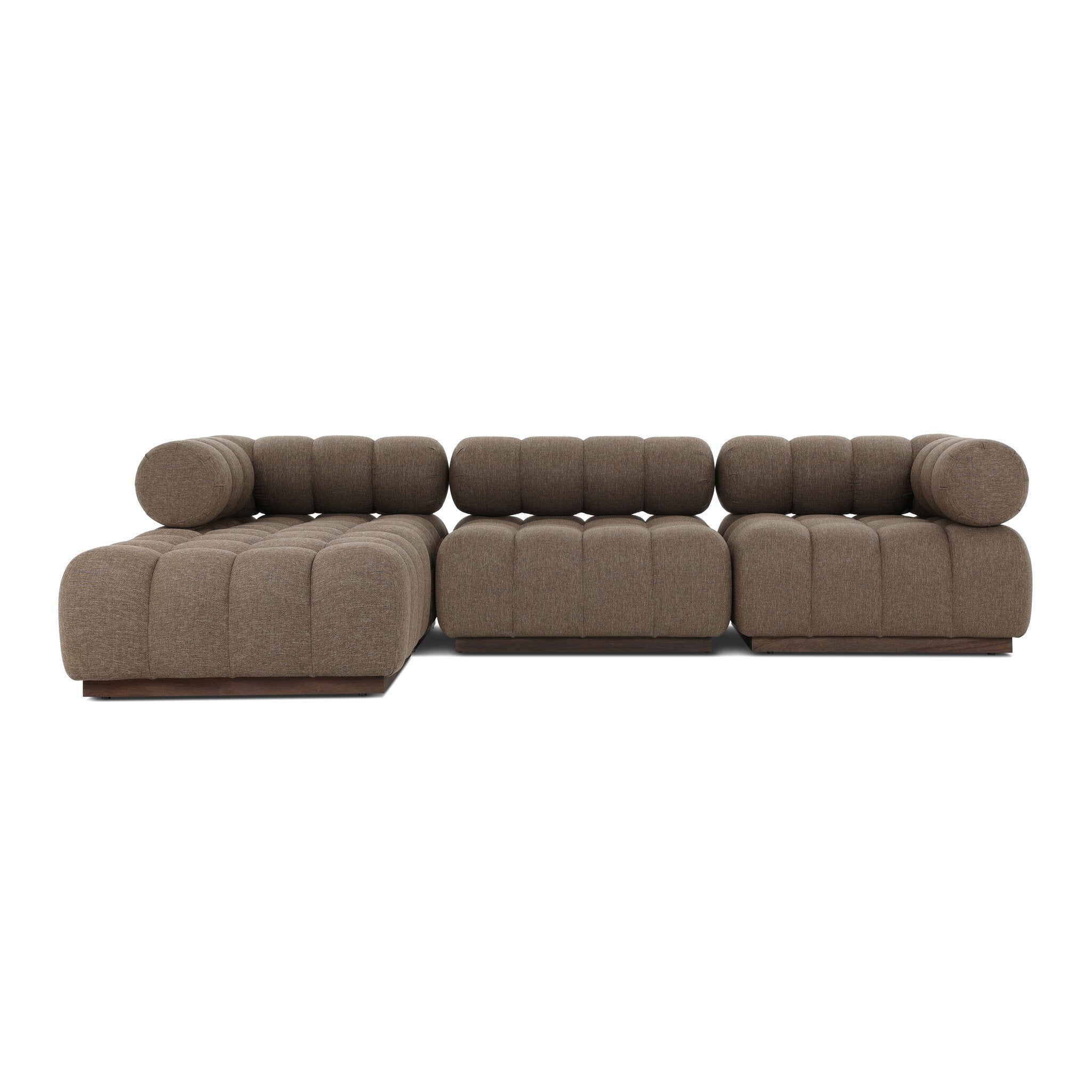 Four Hands Roma Outdoor 3-Piece Sectional with Ottoman