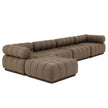 Roma Outdoor 4-Piece Sectional with Ottoman