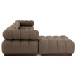 Roma Outdoor 4-Piece Sectional with Ottoman