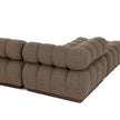Roma Outdoor 4-Piece Sectional with Ottoman