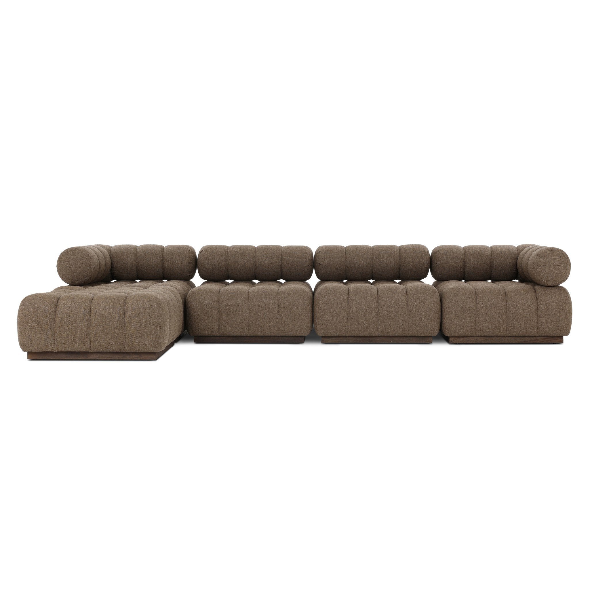 Four Hands Roma Outdoor 4-Piece Sectional with Ottoman