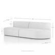 Four Hands Opal Outdoor 2-Piece Sectional