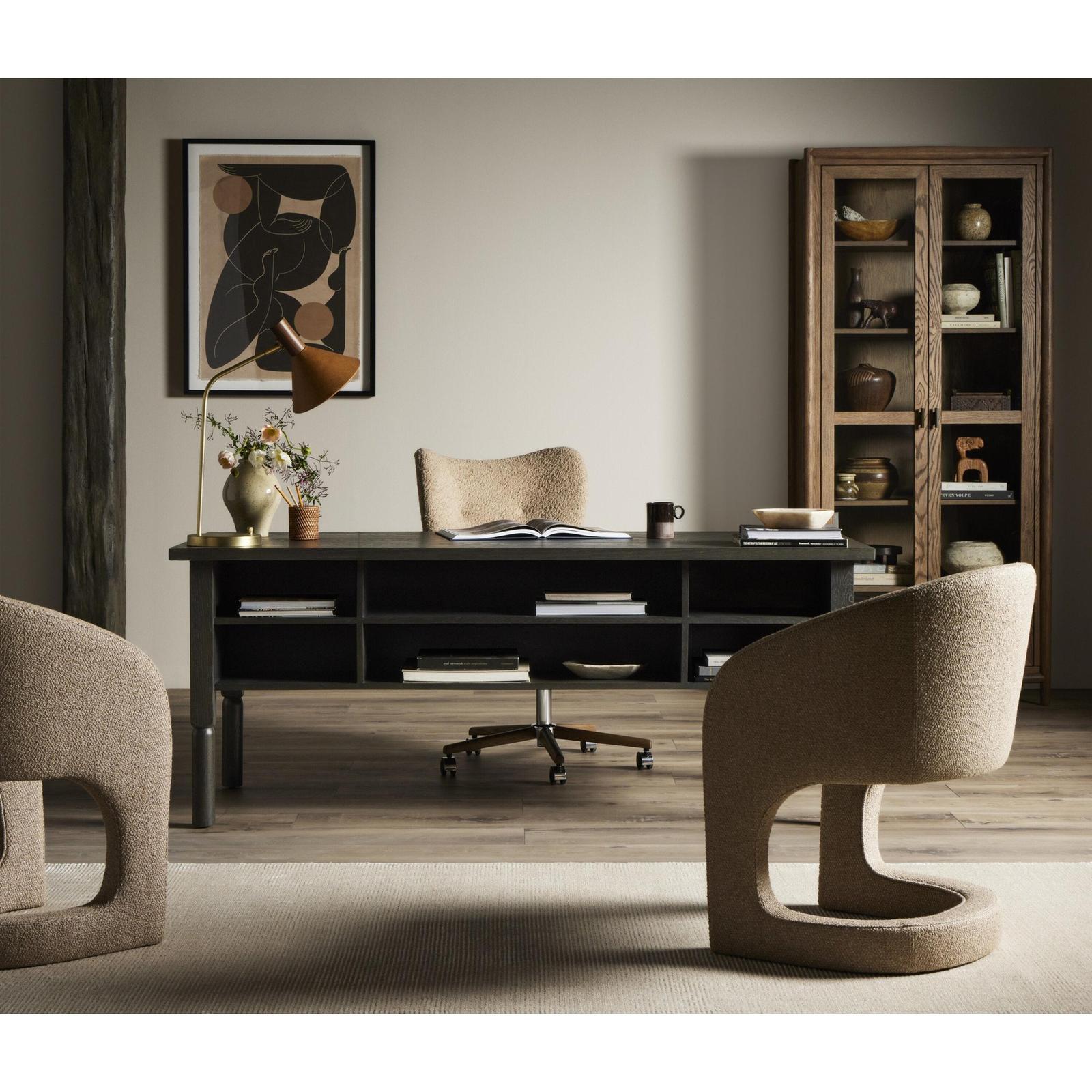 Reynold Dining Armchair-Heron Sand