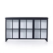 Four Hands Camila Black 3 Door Cabinet