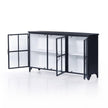 Four Hands Camila Black 3 Door Cabinet