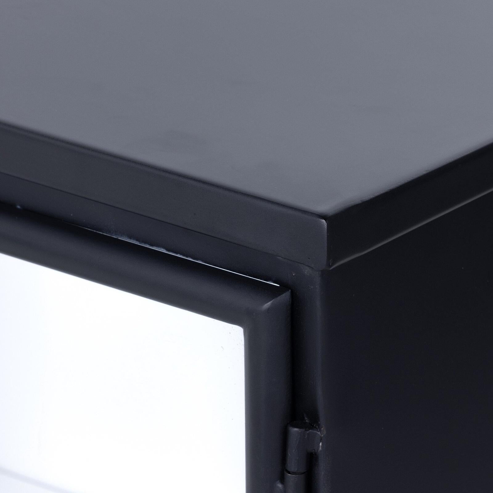 Four Hands Camila Black 3 Door Cabinet