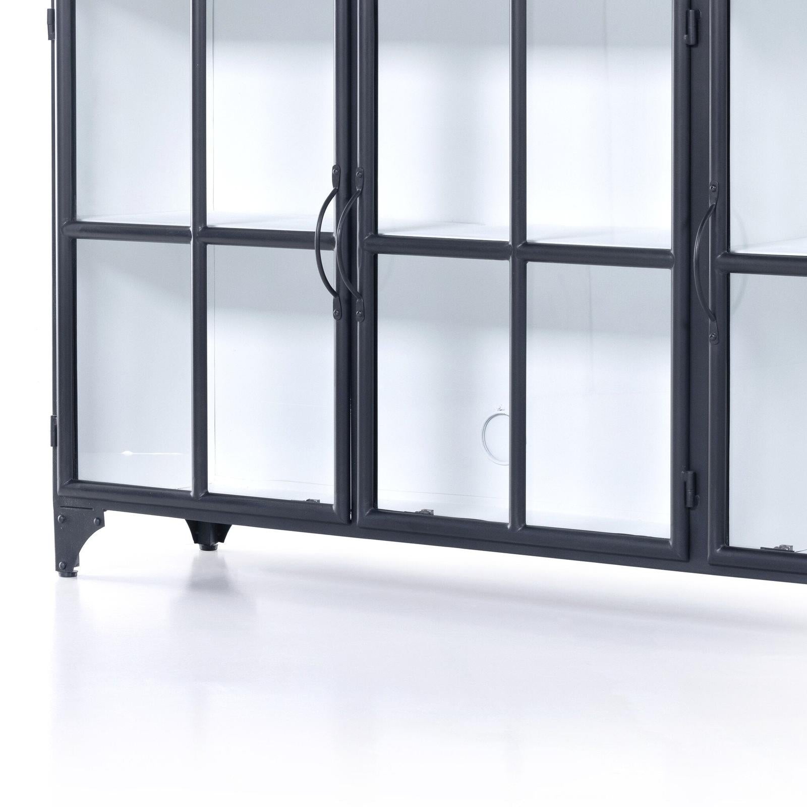 Four Hands Camila Black 3 Door Cabinet