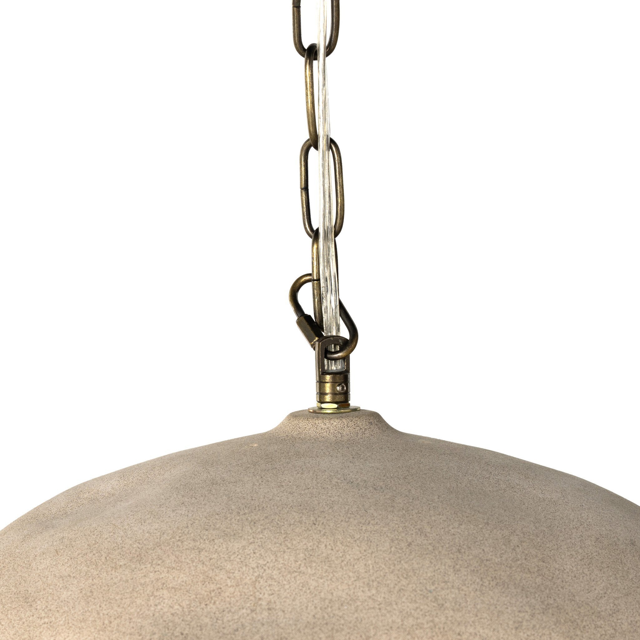 Four Hands Organic Ceramic Pendant