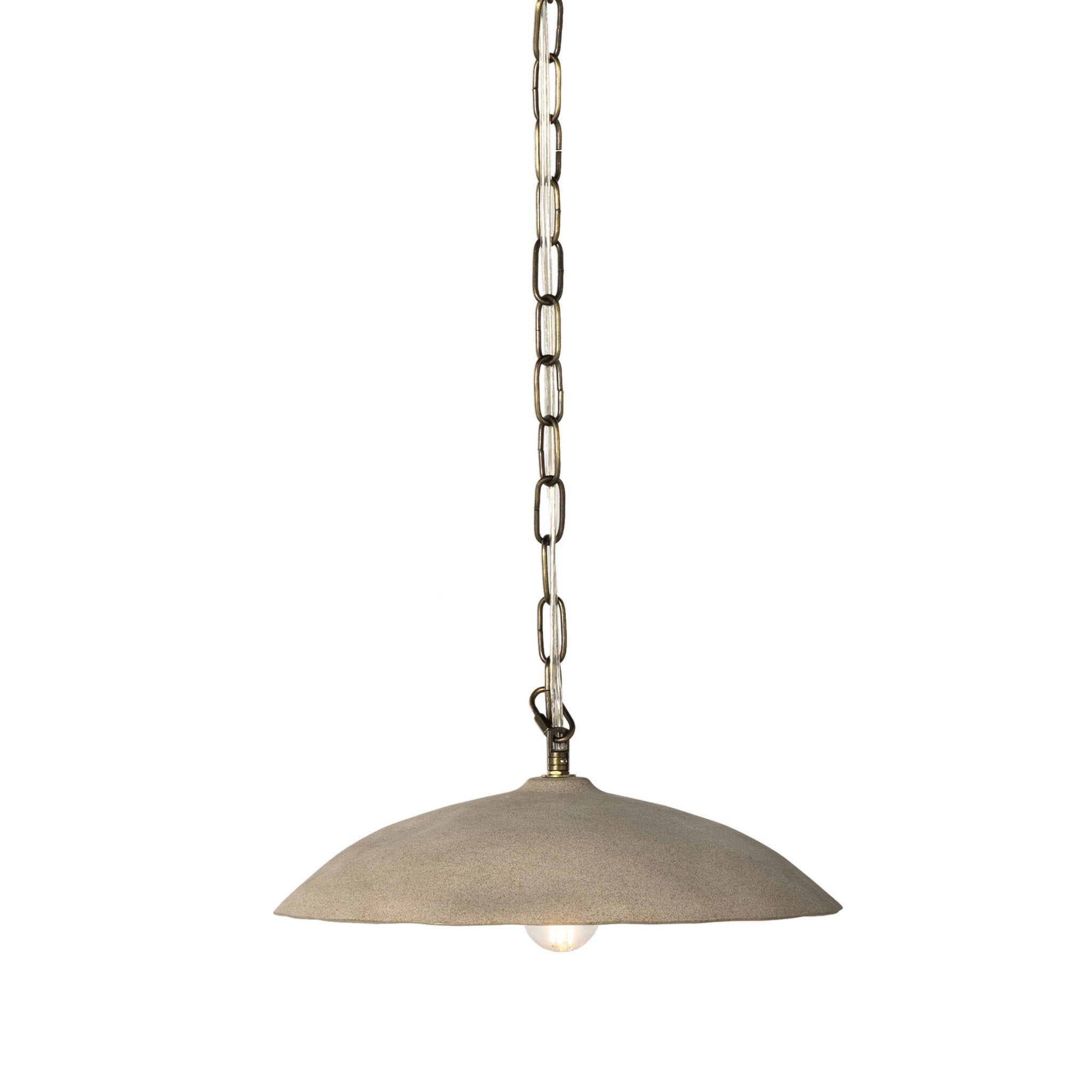 Four Hands Organic Ceramic Pendant