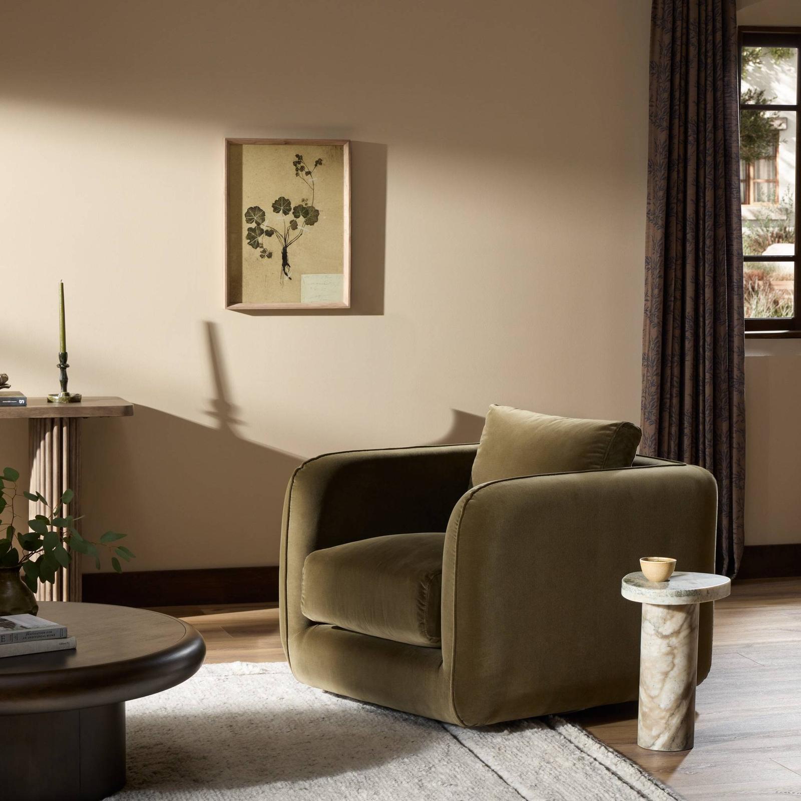 Four Hands Malakai Swivel Chair