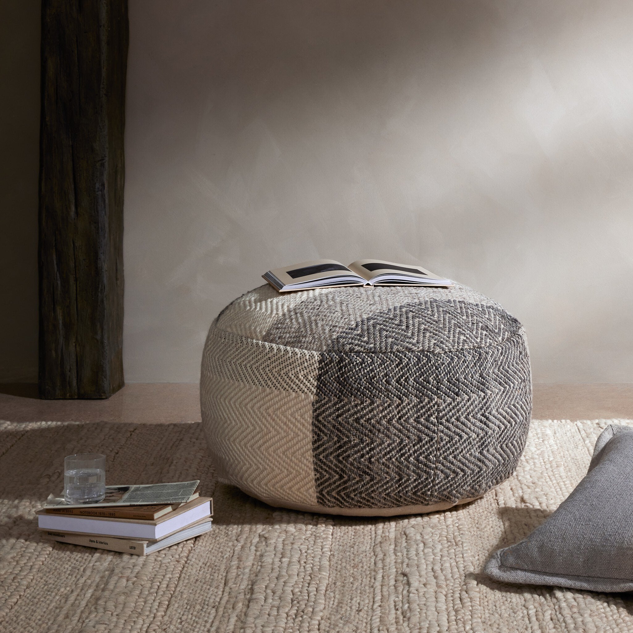 Four Hands Color Block Floor Cushion