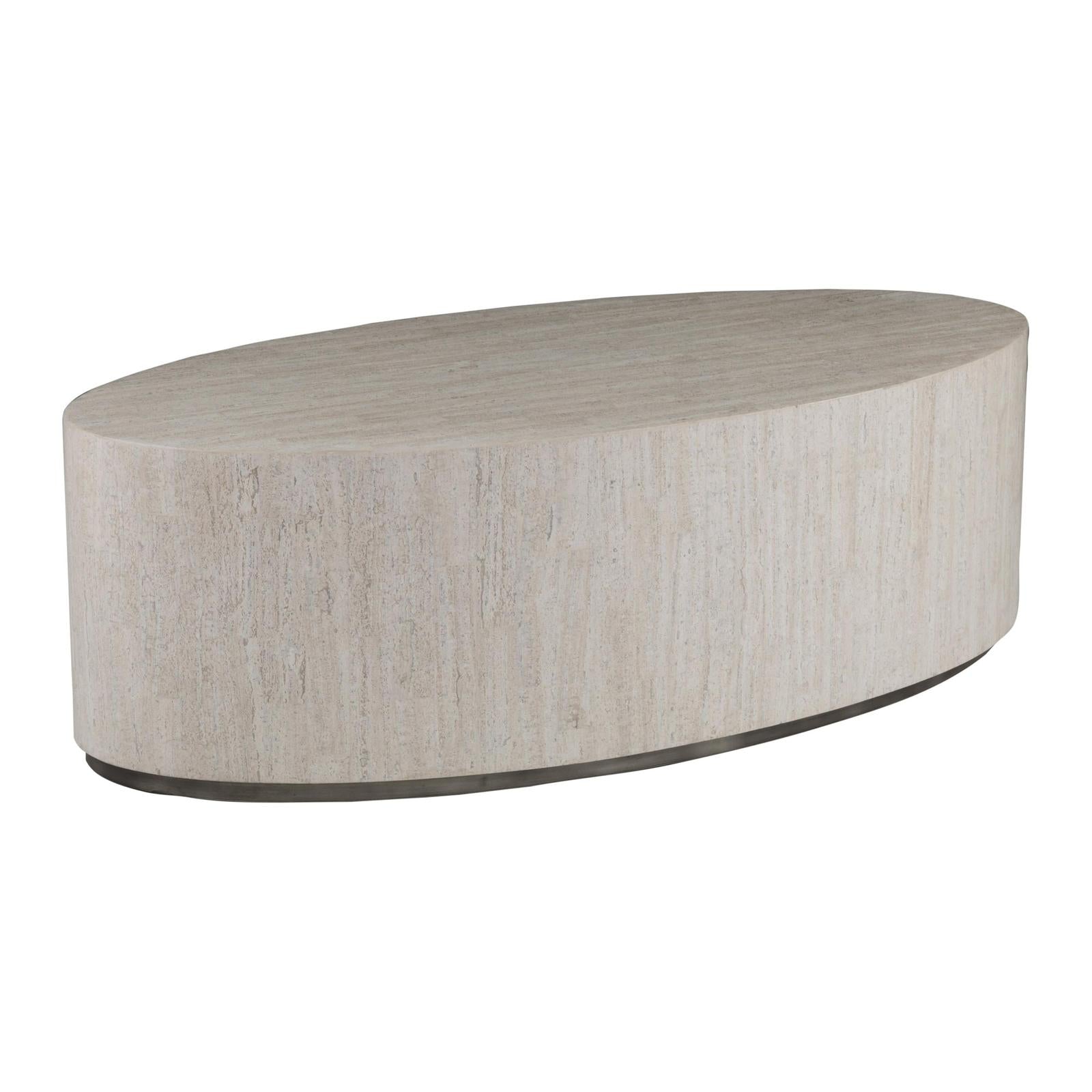 Artistica Home Signature Designs Cassio Oval Cocktail Table