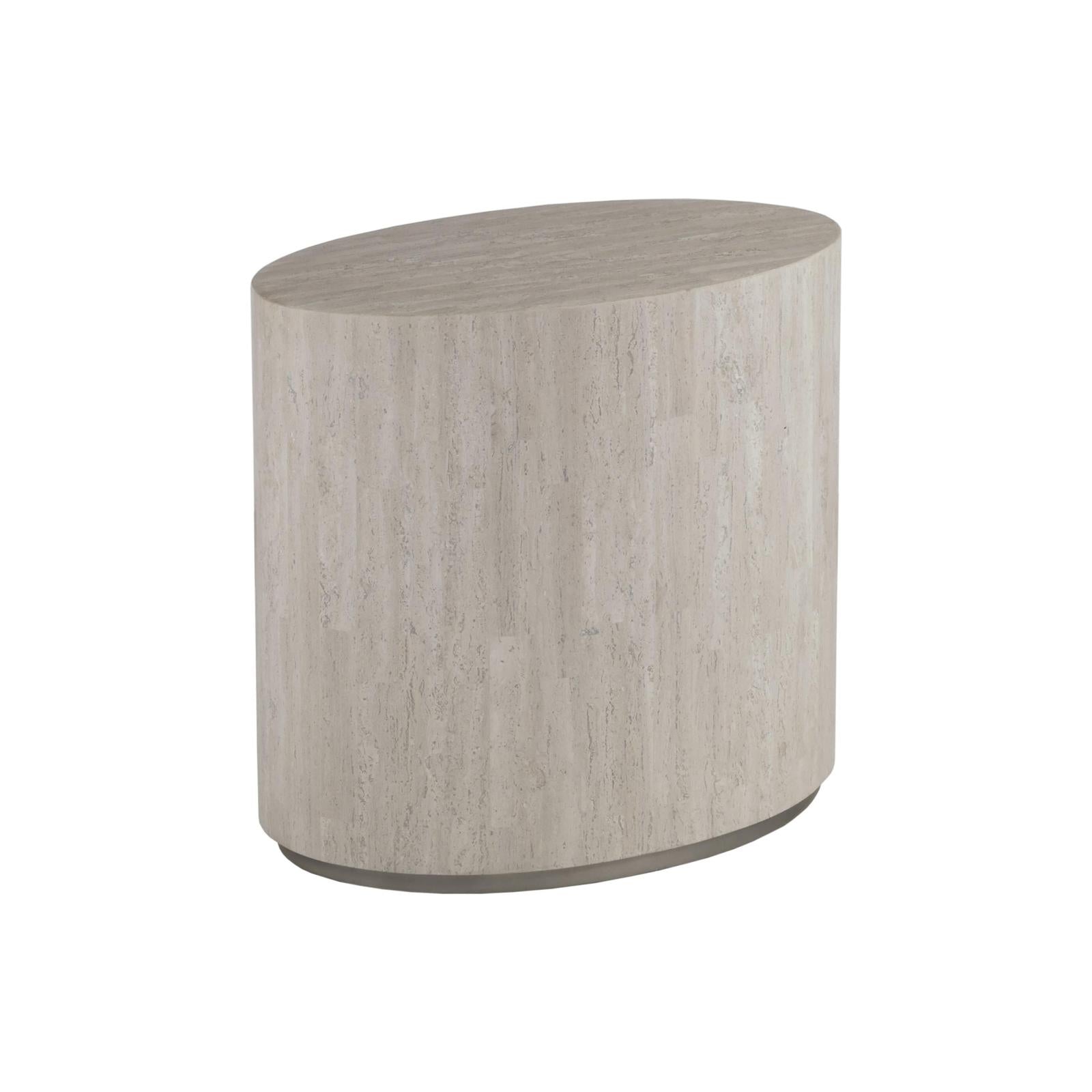Artistica Home Signature Designs Cassio Oval Side Table